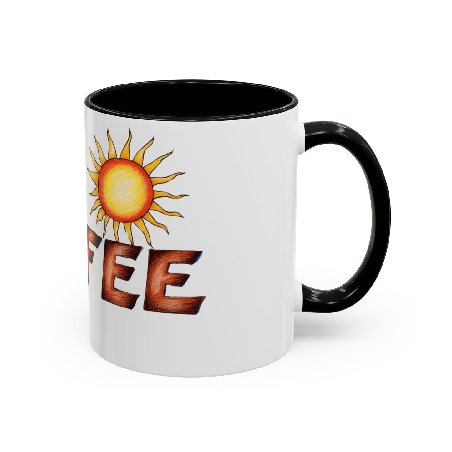 Sunny Coffee Accent Mug - 11oz & 15oz - Perfect Gift for Coffee Lovers