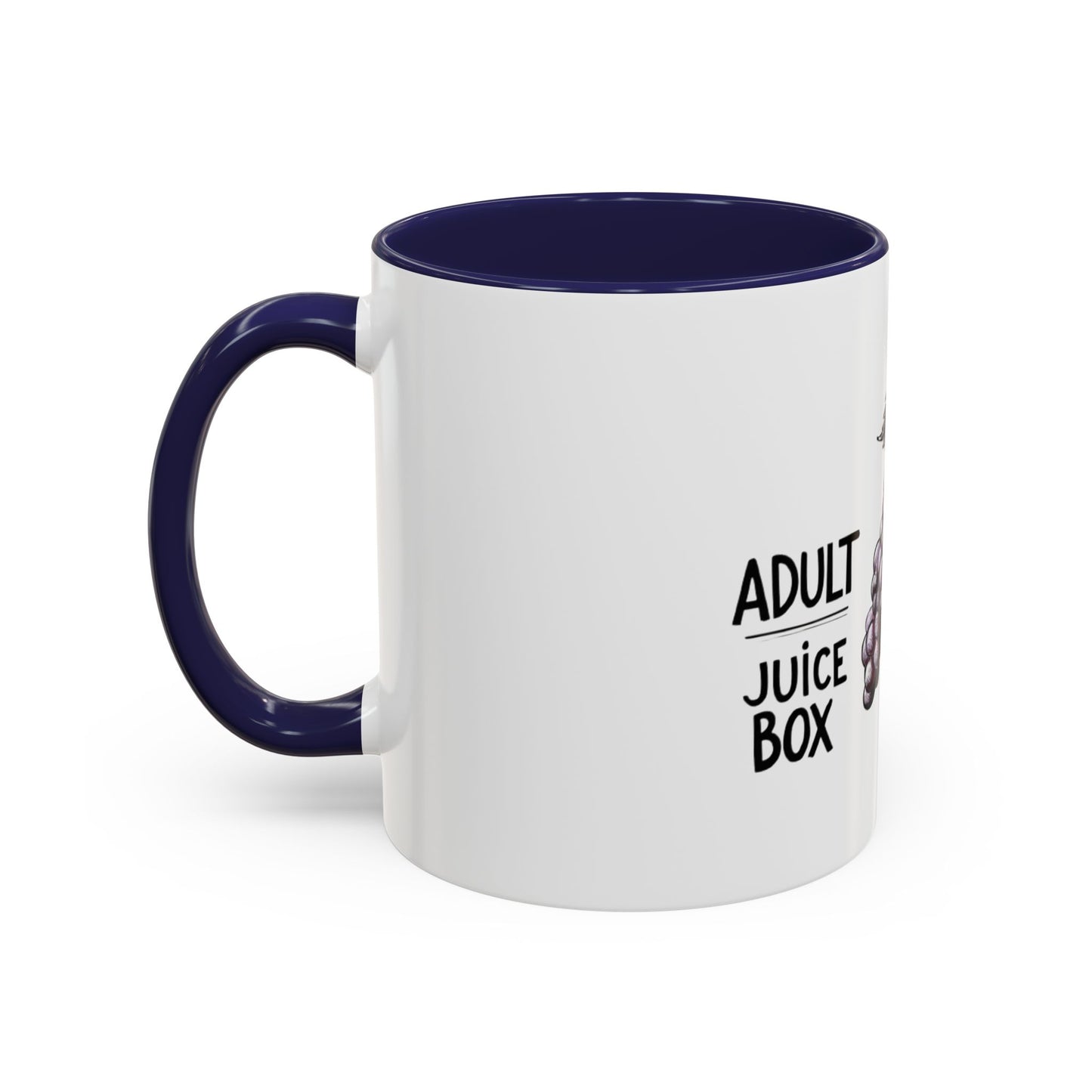 Adult Juice Box Grapes Coffee Mug - Fun & Quirky 11oz/15oz Drinkware