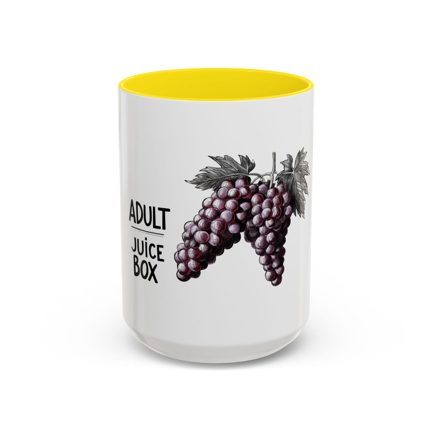 Adult Juice Box Grapes Coffee Mug - Fun & Quirky 11oz/15oz Drinkware