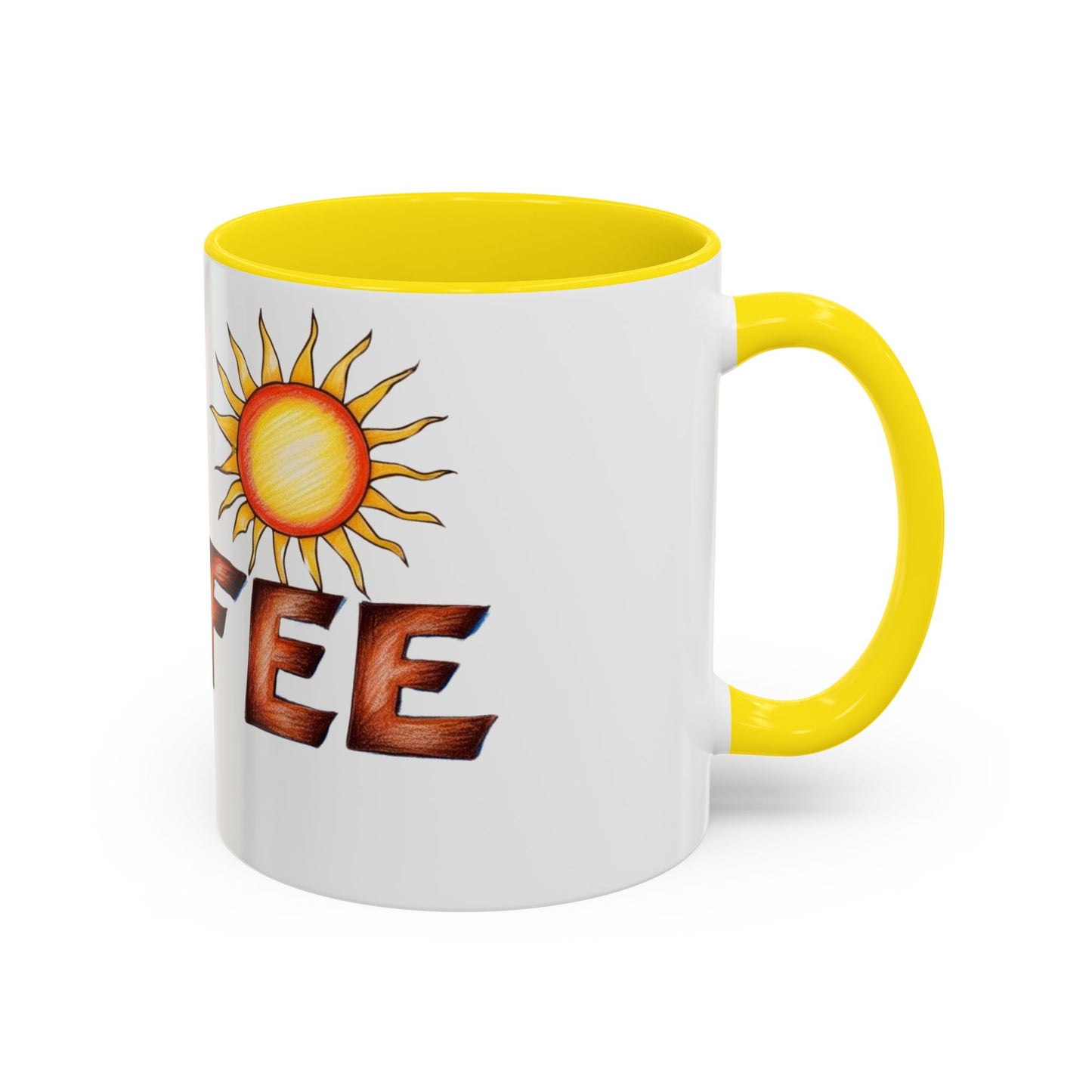 Sunny Coffee Accent Mug - 11oz & 15oz - Perfect Gift for Coffee Lovers