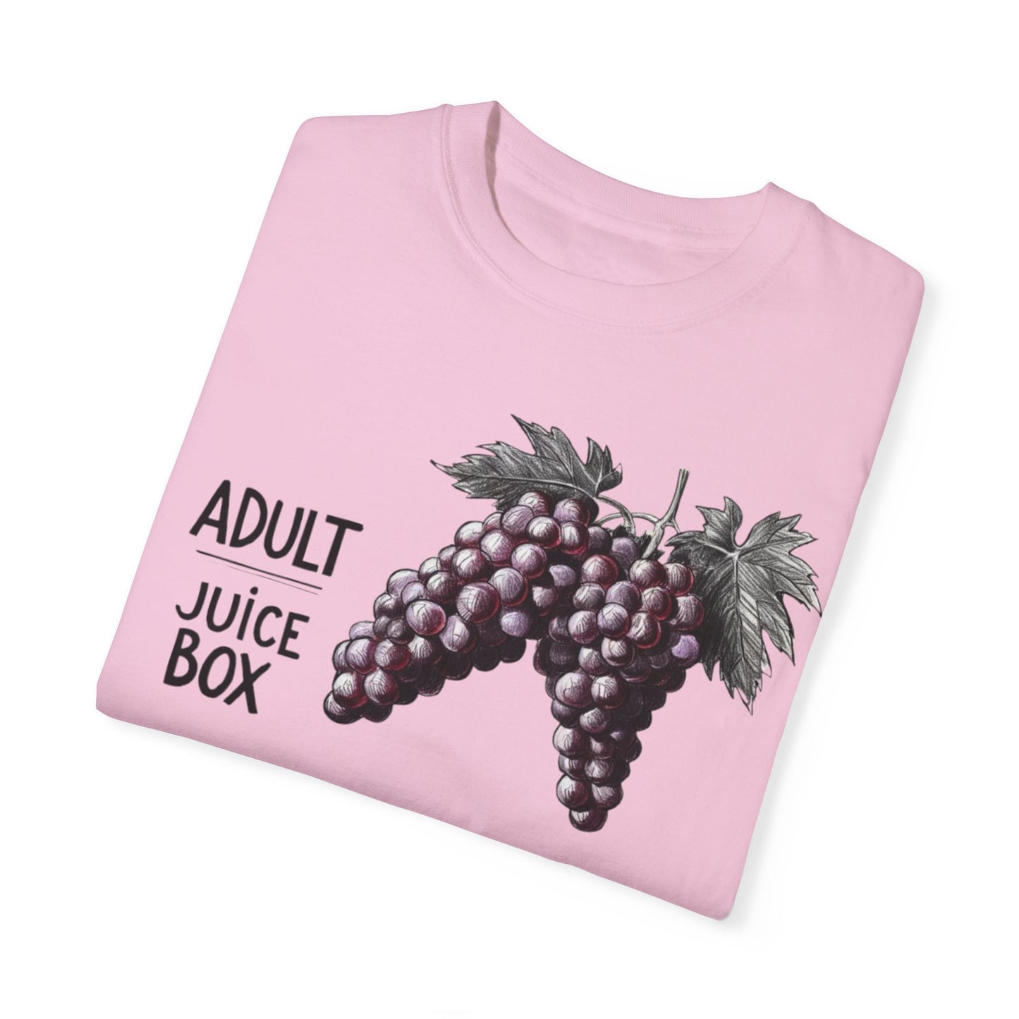 Adult Juice Box Unisex Garment-Dyed T-Shirt - Fun & Playful Graphic Tee