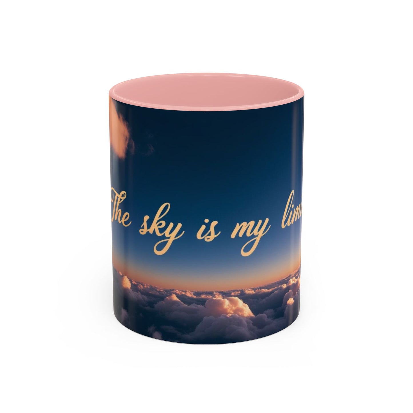 "The Sky is My Limit" Inspirational Accent Coffee Mug | | 11 & 15oz