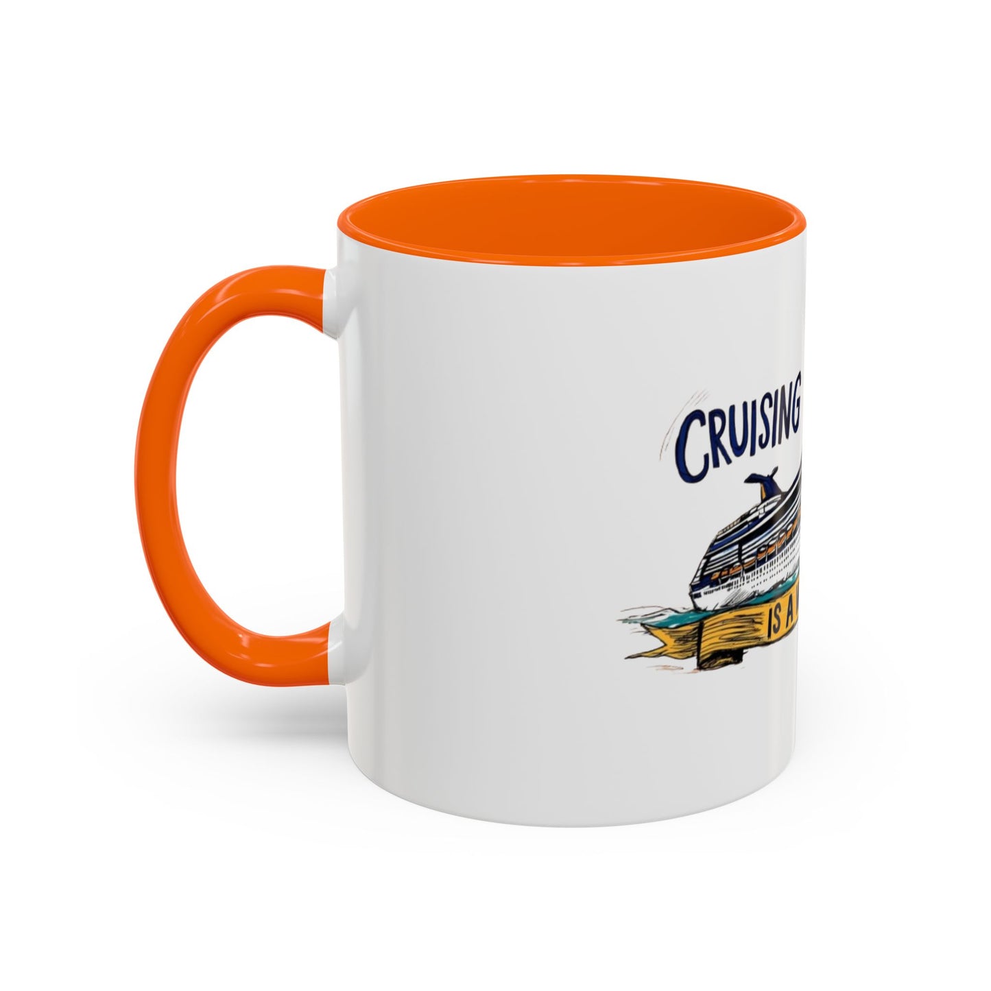 Cruising Lifestyle Accent Coffee Mug - Enjoy Your Journey with Style