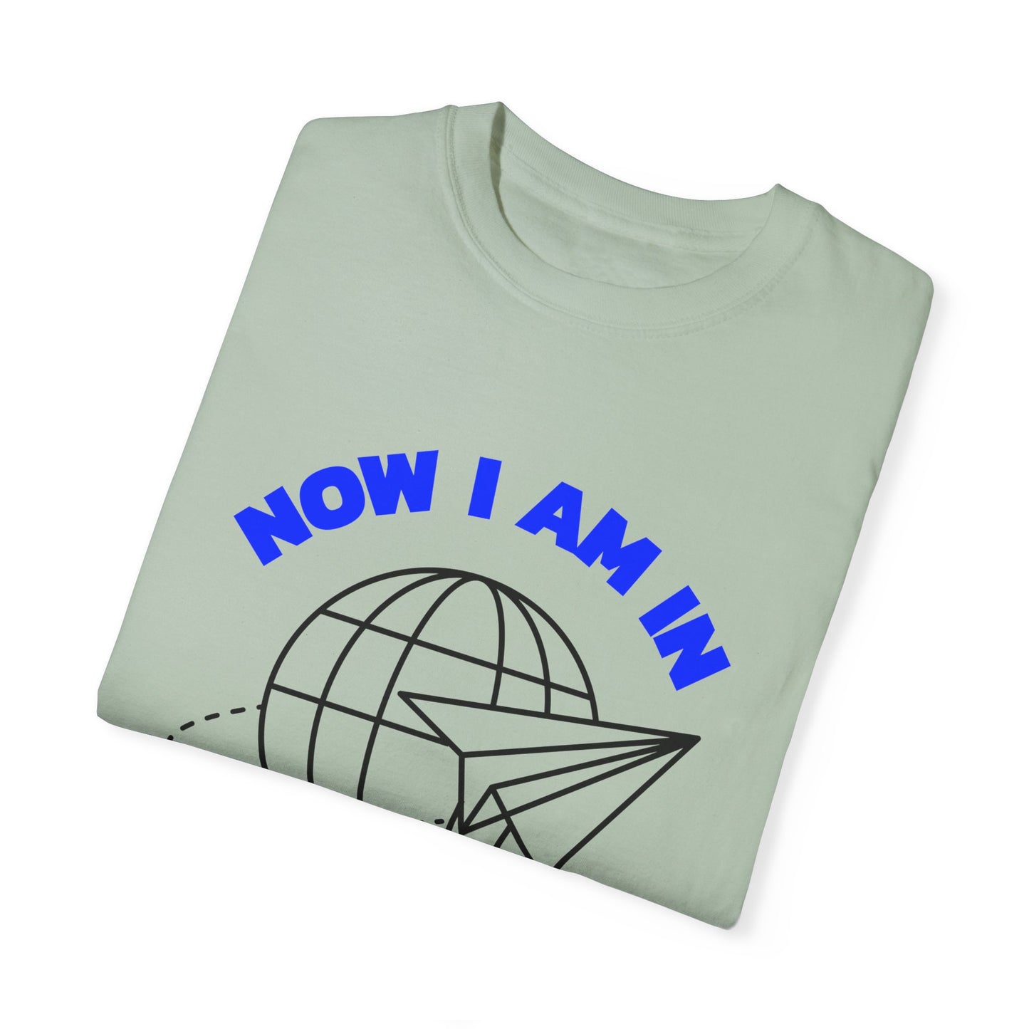 Airplane Mode Unisex Garment-Dyed T-Shirt – Travel Ready Tee