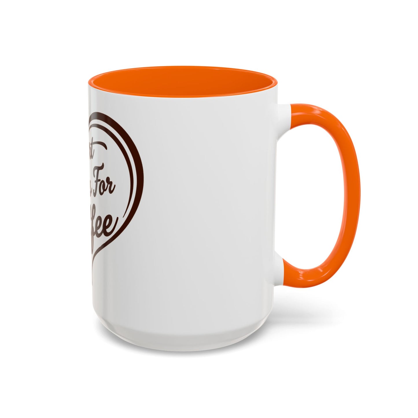 My Heart Beats For Coffee Accent Mug - 11oz & 15oz - Perfect for Coffee Lovers & Gift Giving