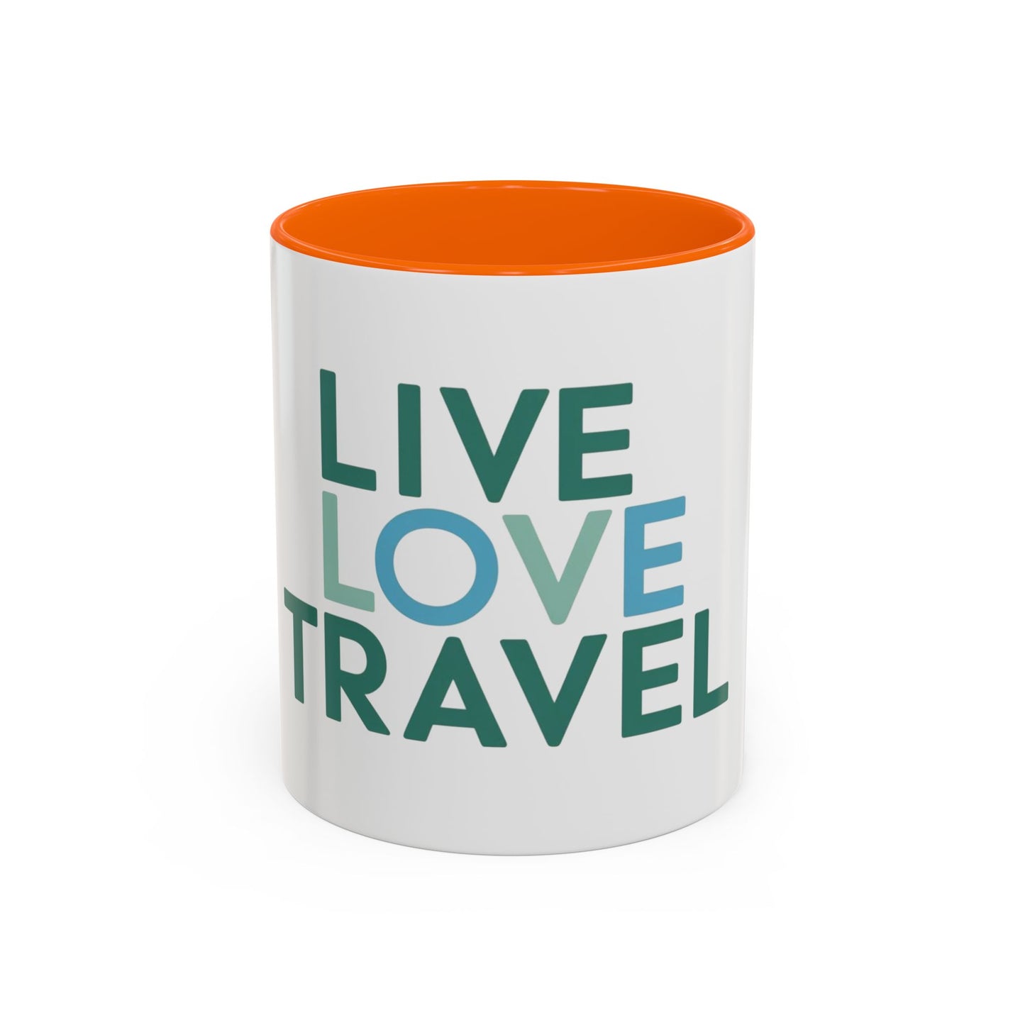 Inspirational Travel Coffee Mug - Live Love Travel Design