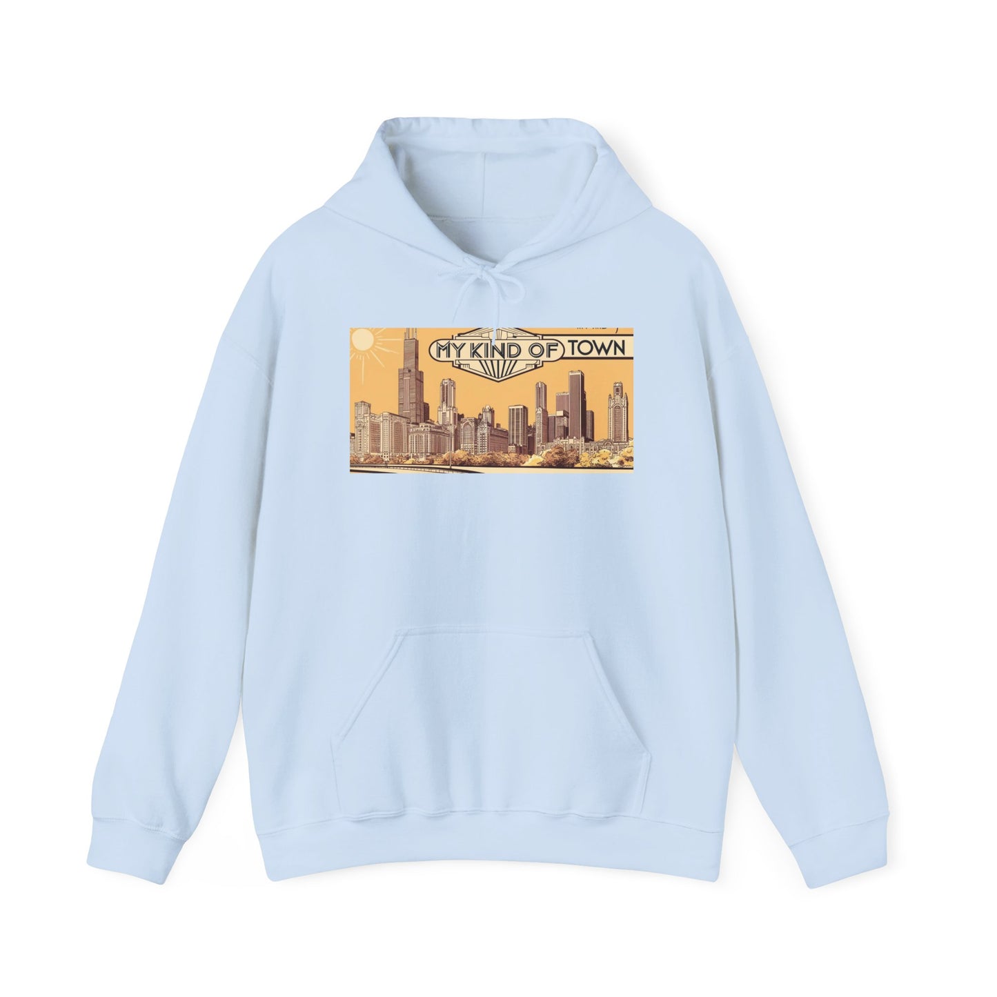 My Kind of Town Unisex Hooded Sweatshirt - Cozy Urban Style for City Lovers