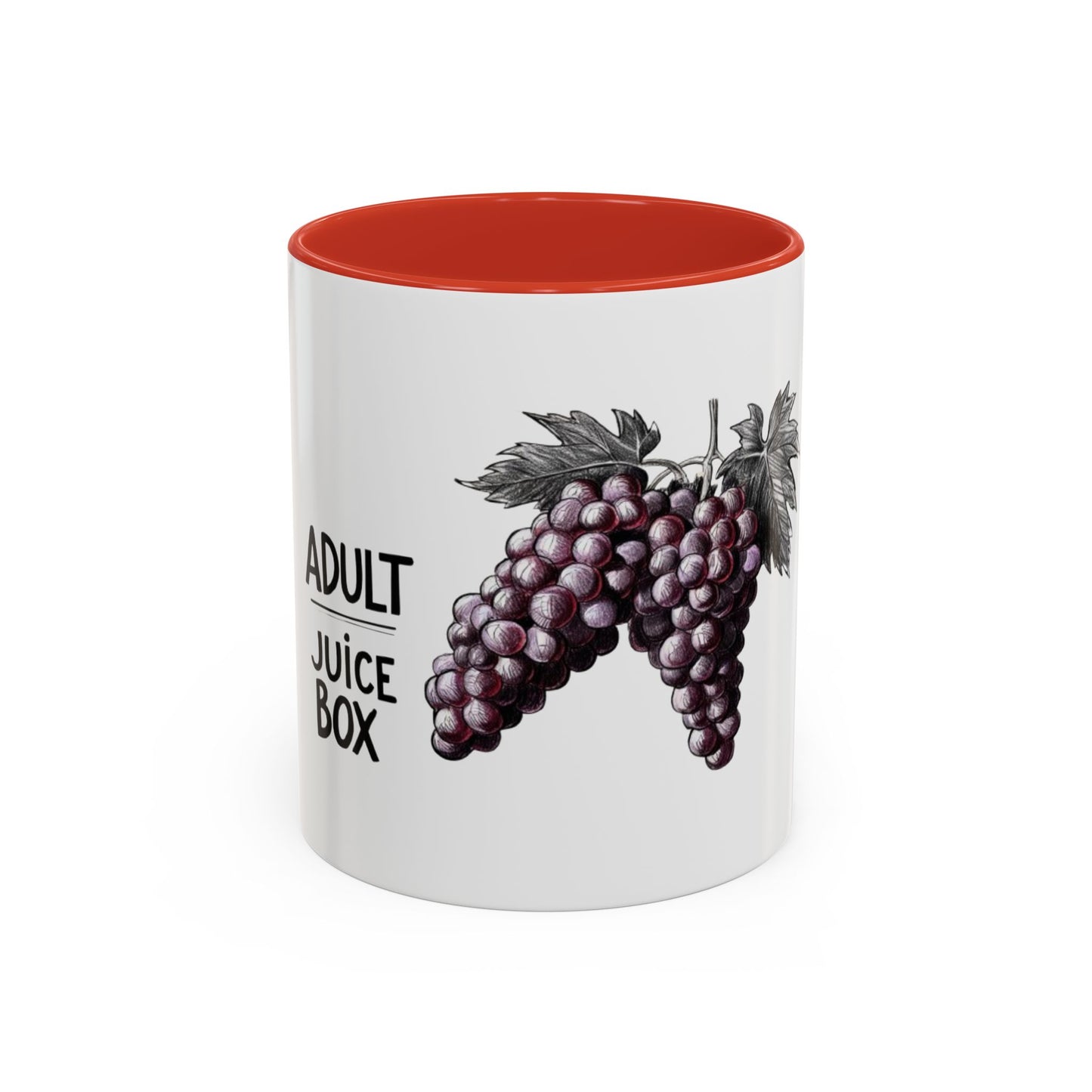 Adult Juice Box Grapes Coffee Mug - Fun & Quirky 11oz/15oz Drinkware