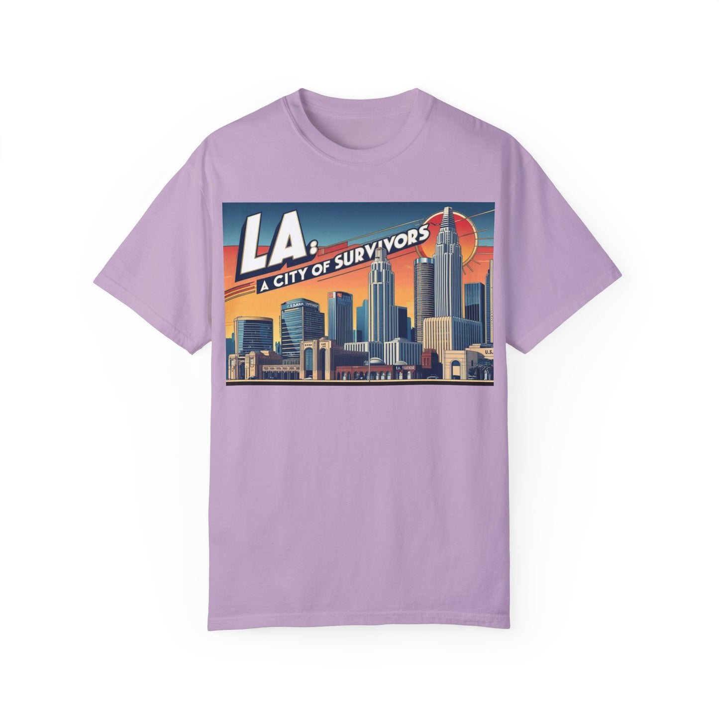 LA City of Survivors T-Shirt | Unisex Garment-Dyed Tee