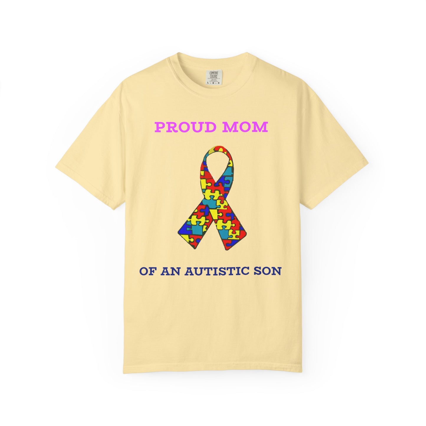 Proud Mom to an Autistic Son, Autism Awareness T-Shirt