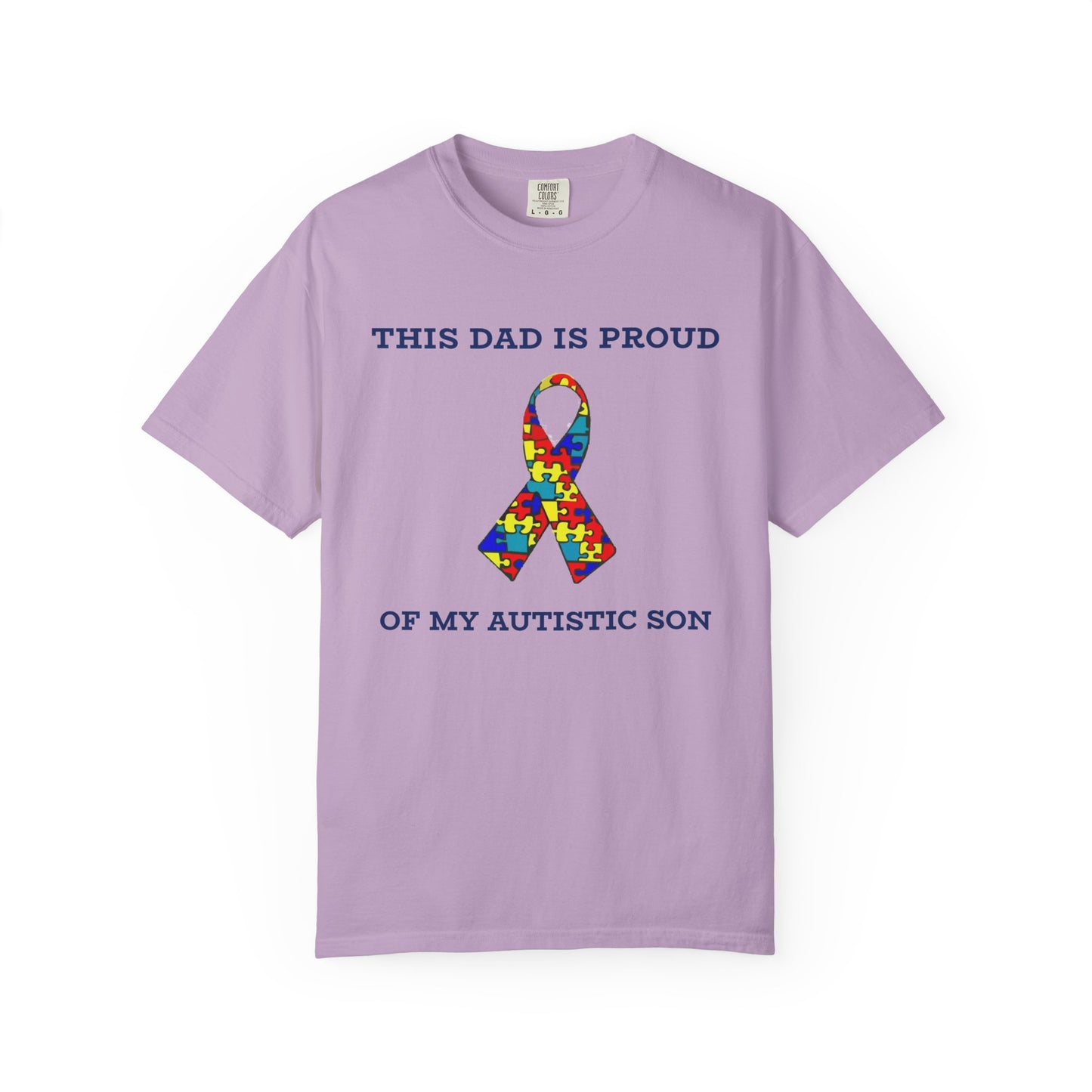 This Dad is Proud of my Autistic Son, Autism Awareness T-Shirt