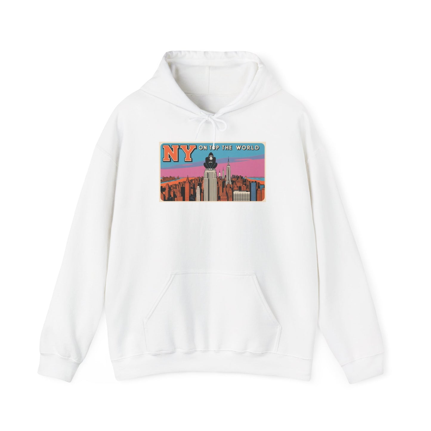 NY Skyline Unisex Heavy Blend™ Hoodie - Urban Style Sweatshirt