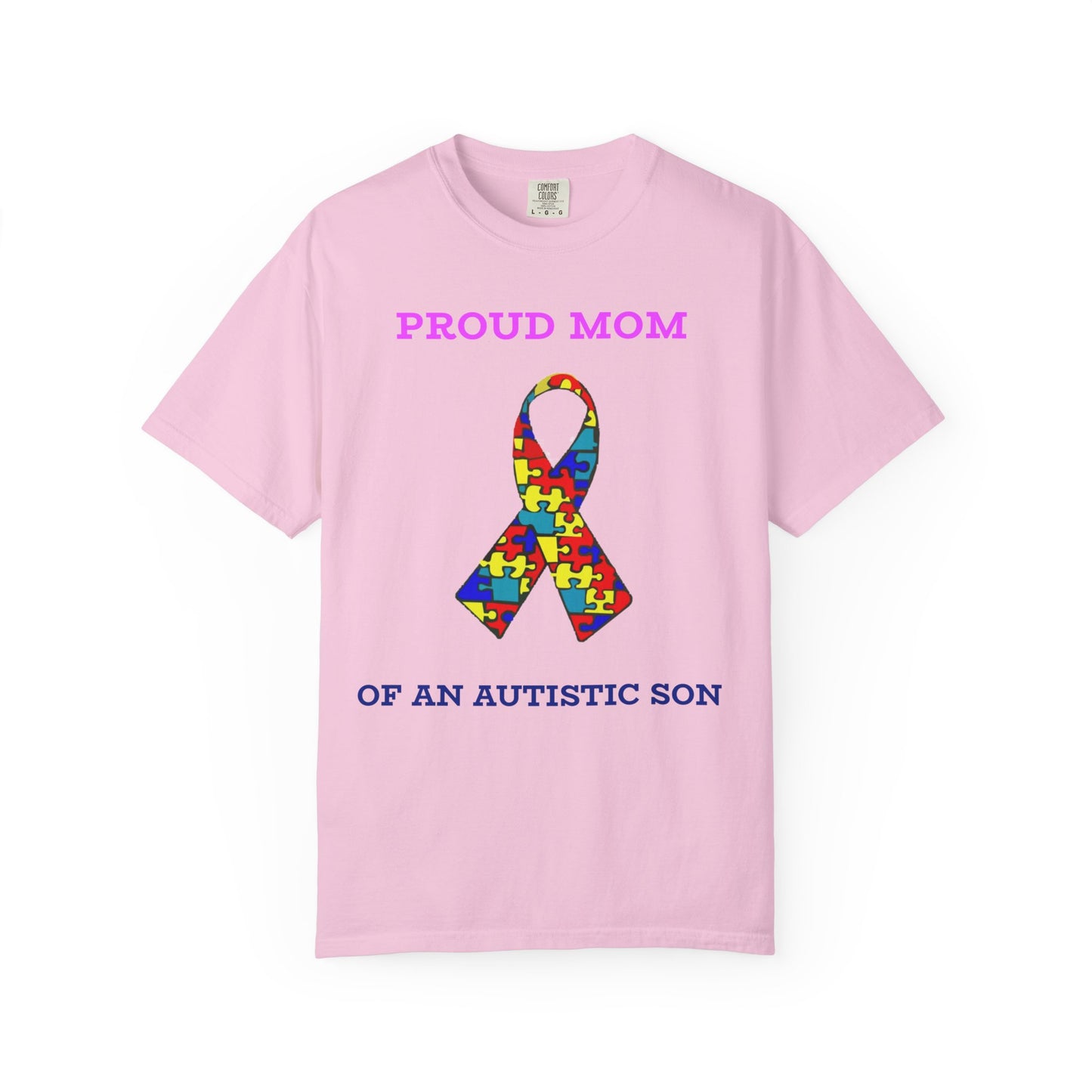 Proud Mom to an Autistic Son, Autism Awareness T-Shirt