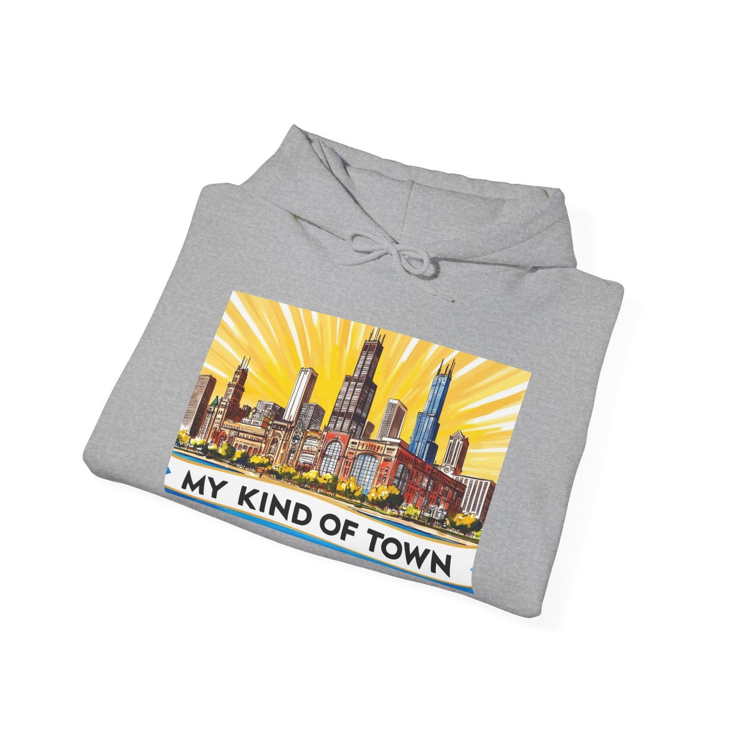 My Kind of Town Hoodie – Unisex Heavy Blend Sweater for Urban Explorers