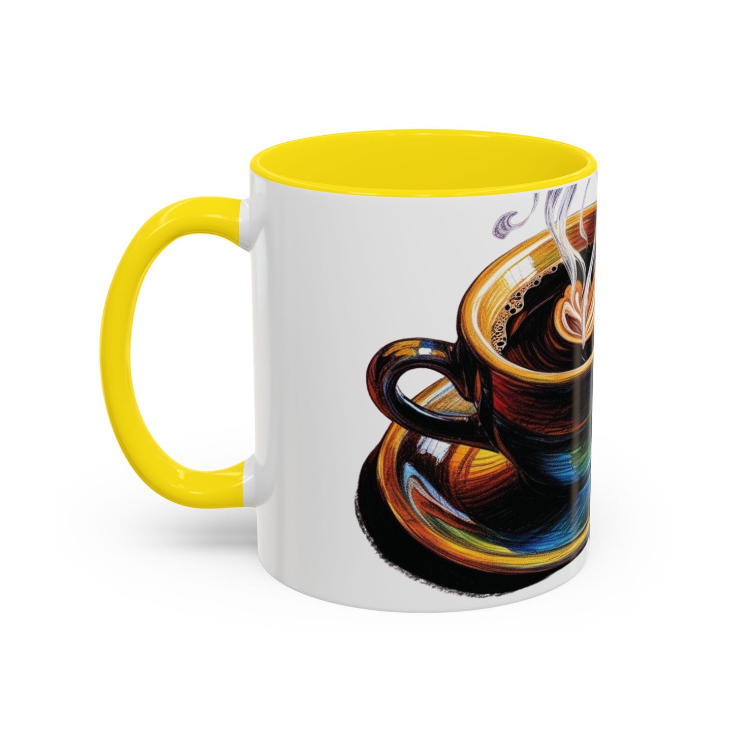 First Coffee, Then Everything Else Accent Mug – Stylish 11/15oz Coffee Cup for Coffee Lovers