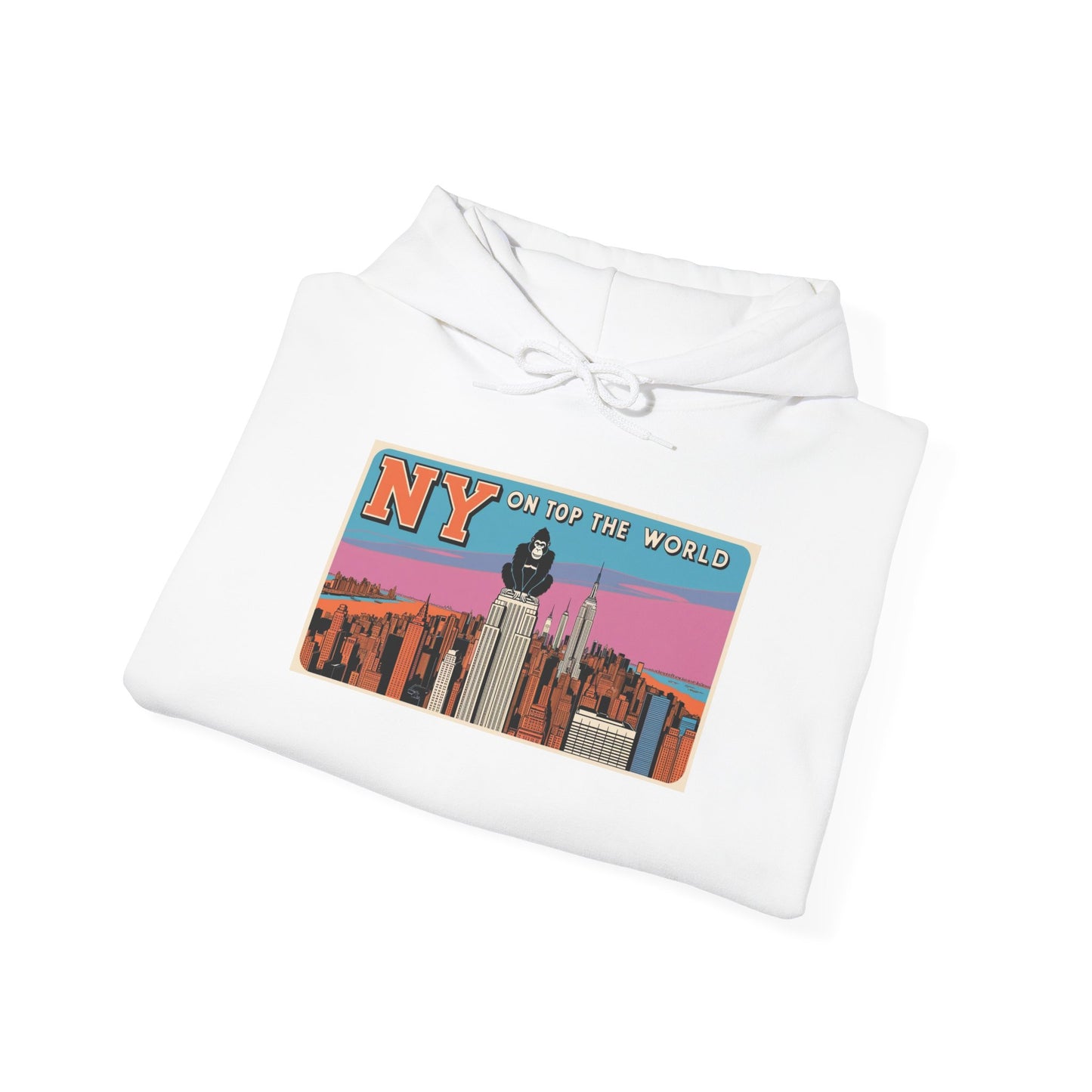 NY Skyline Unisex Heavy Blend™ Hoodie - Urban Style Sweatshirt