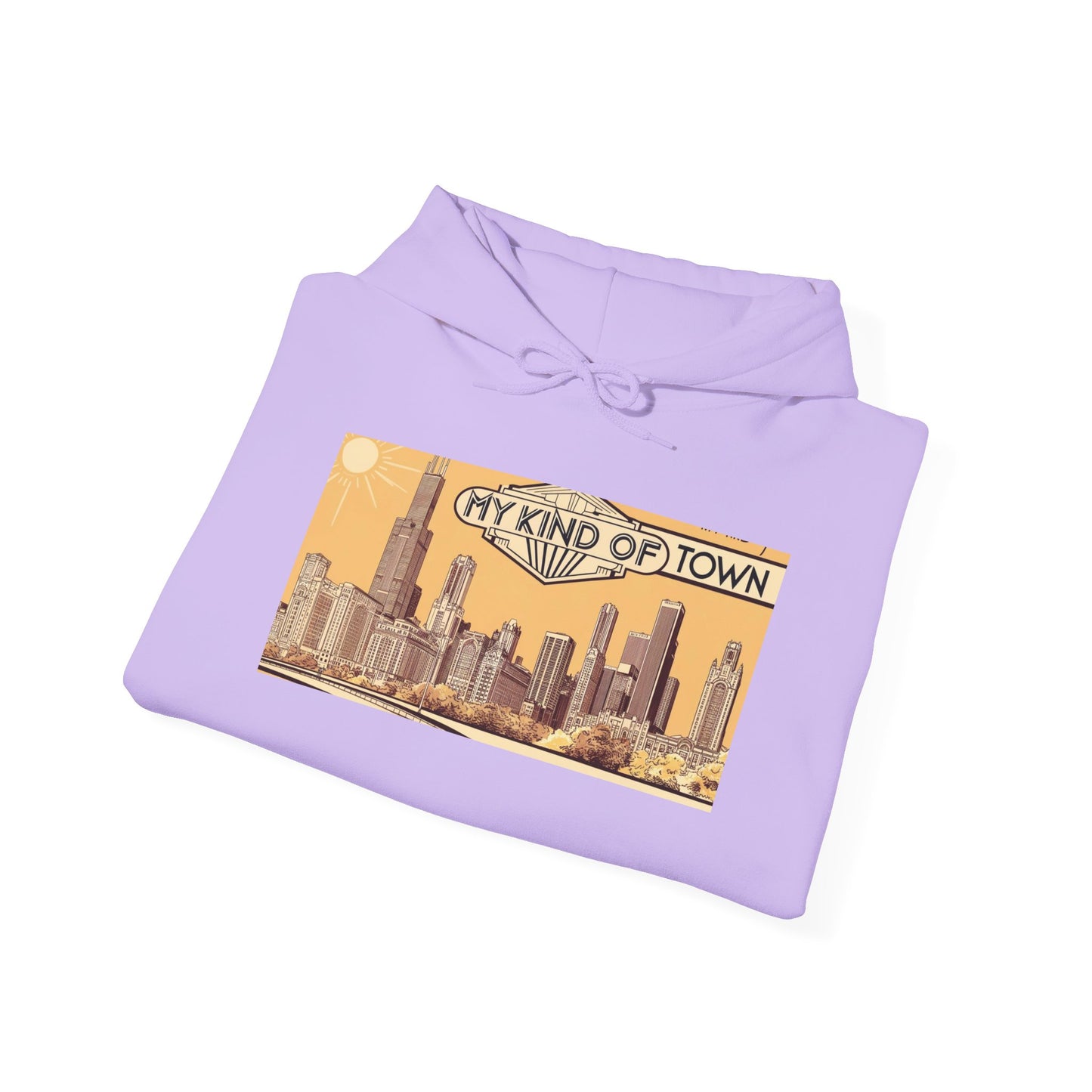 My Kind of Town Unisex Hooded Sweatshirt - Cozy Urban Style for City Lovers
