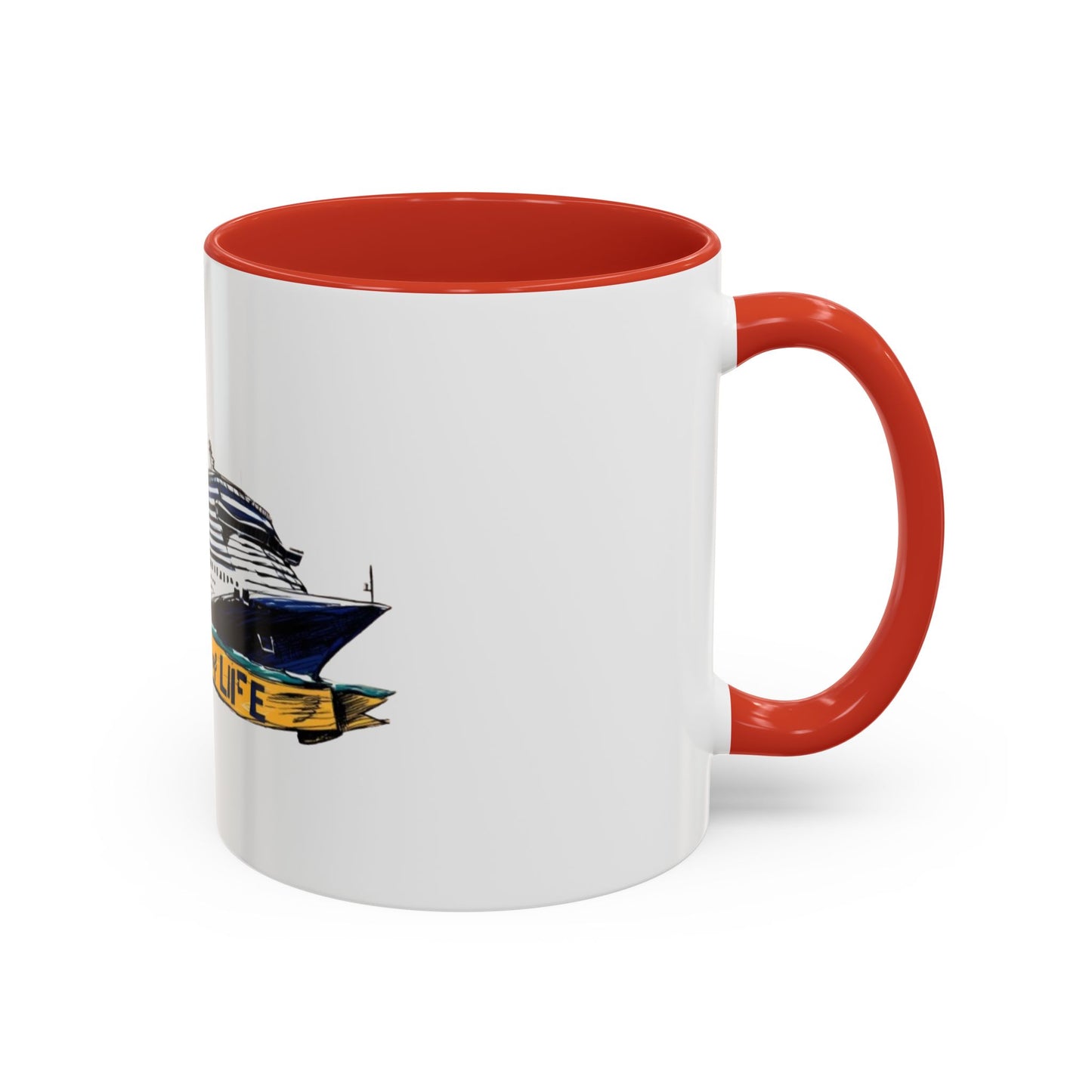 Cruising Lifestyle Accent Coffee Mug - Enjoy Your Journey with Style