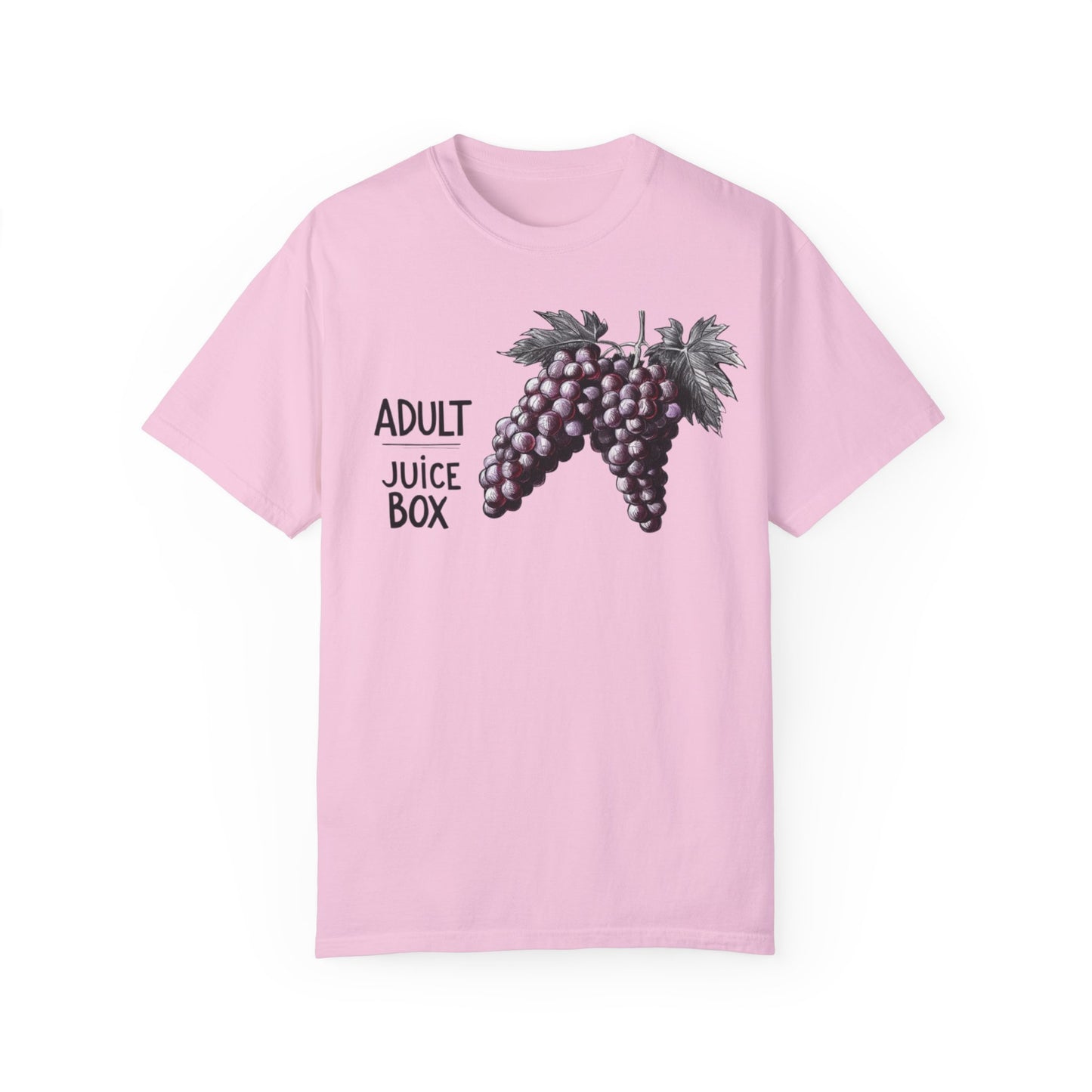 Adult Juice Box Unisex Garment-Dyed T-Shirt - Fun & Playful Graphic Tee