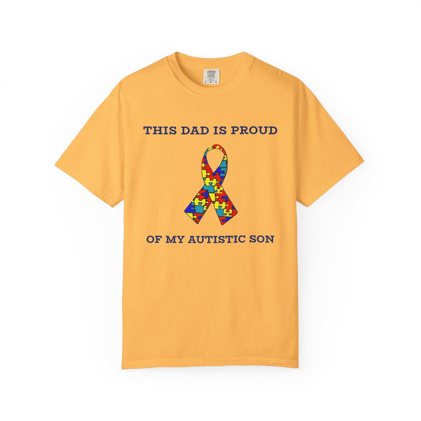 This Dad is Proud of my Autistic Son, Autism Awareness T-Shirt