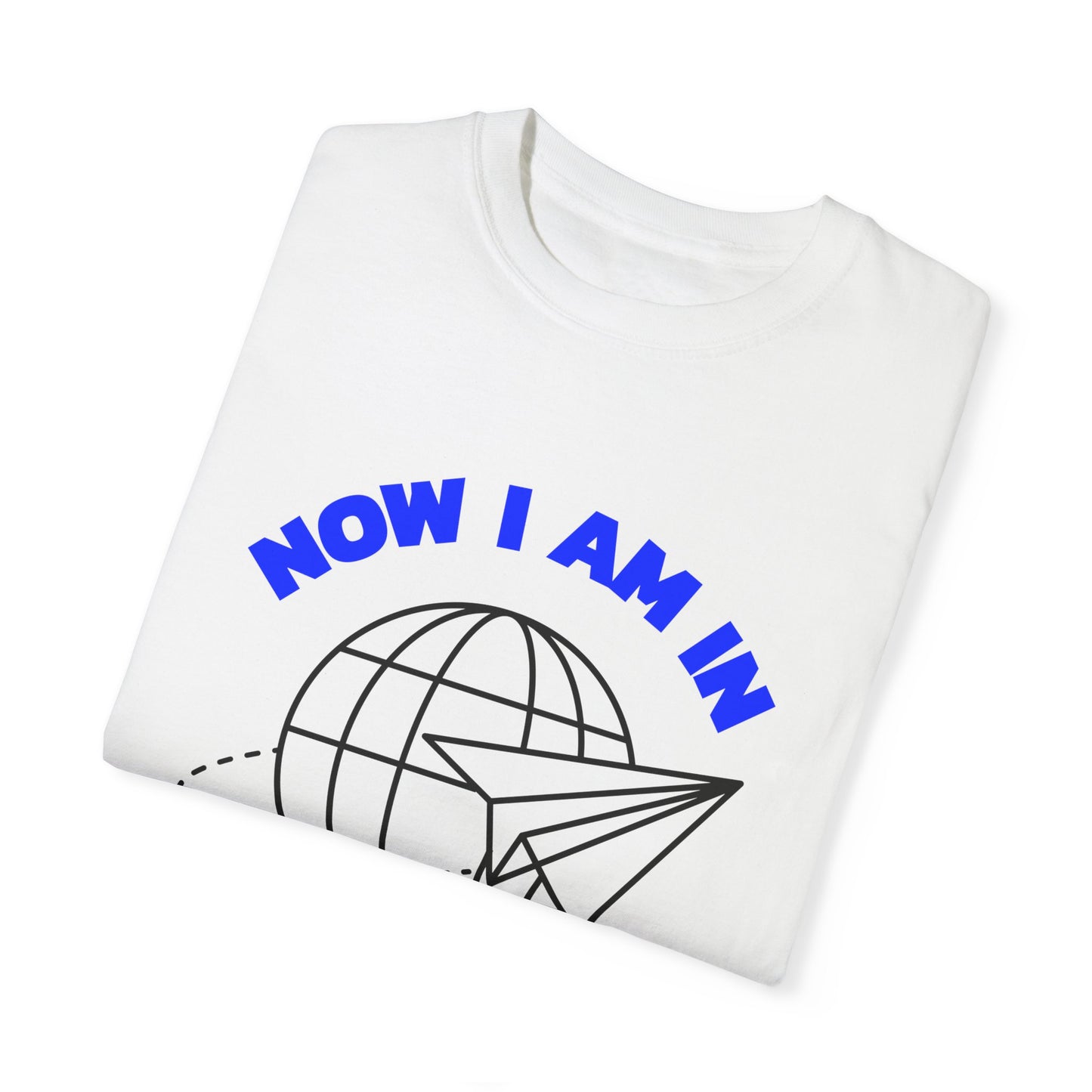 Airplane Mode Unisex Garment-Dyed T-Shirt – Travel Ready Tee