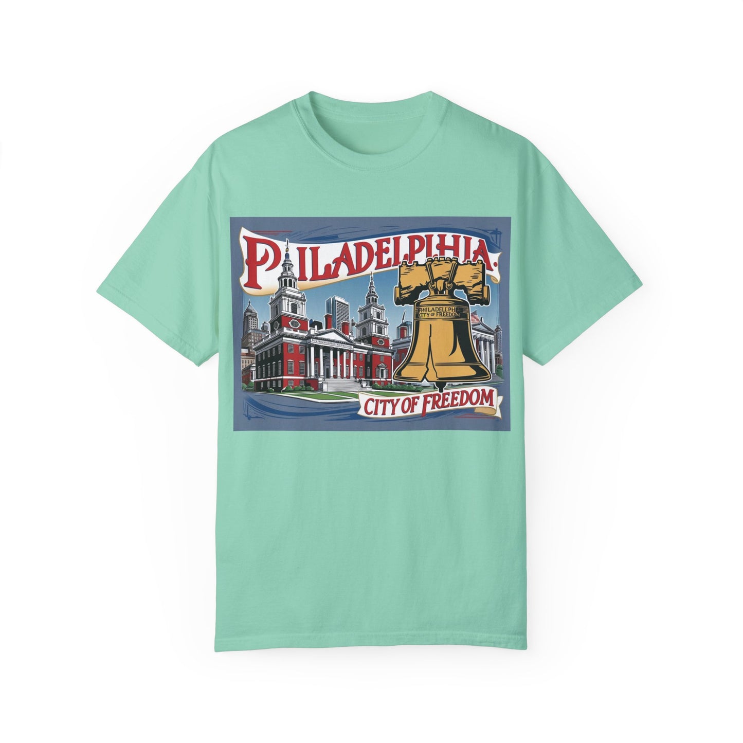 Philadelphia City of Freedom Unisex Garment-Dyed T-Shirt