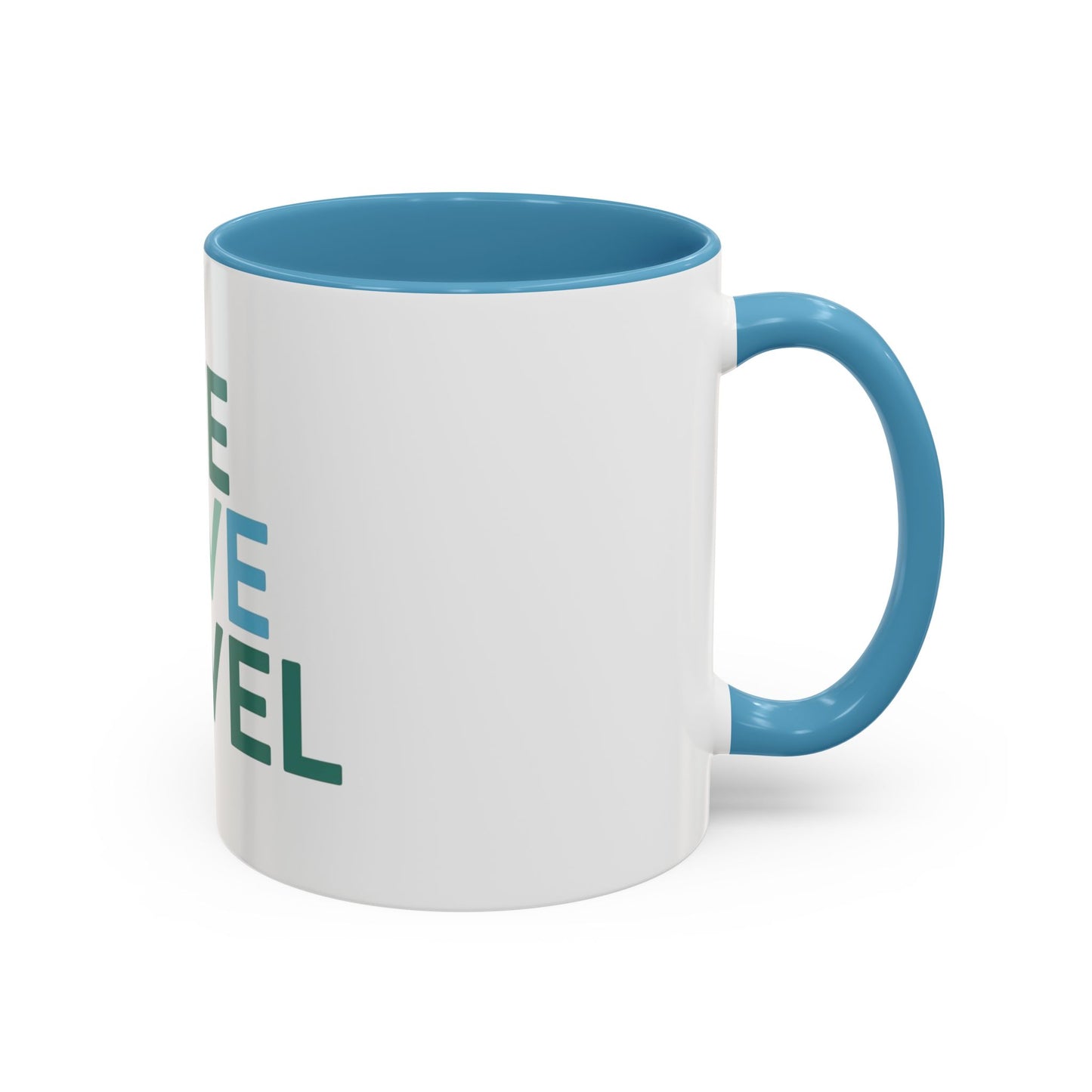 Inspirational Travel Coffee Mug - Live Love Travel Design