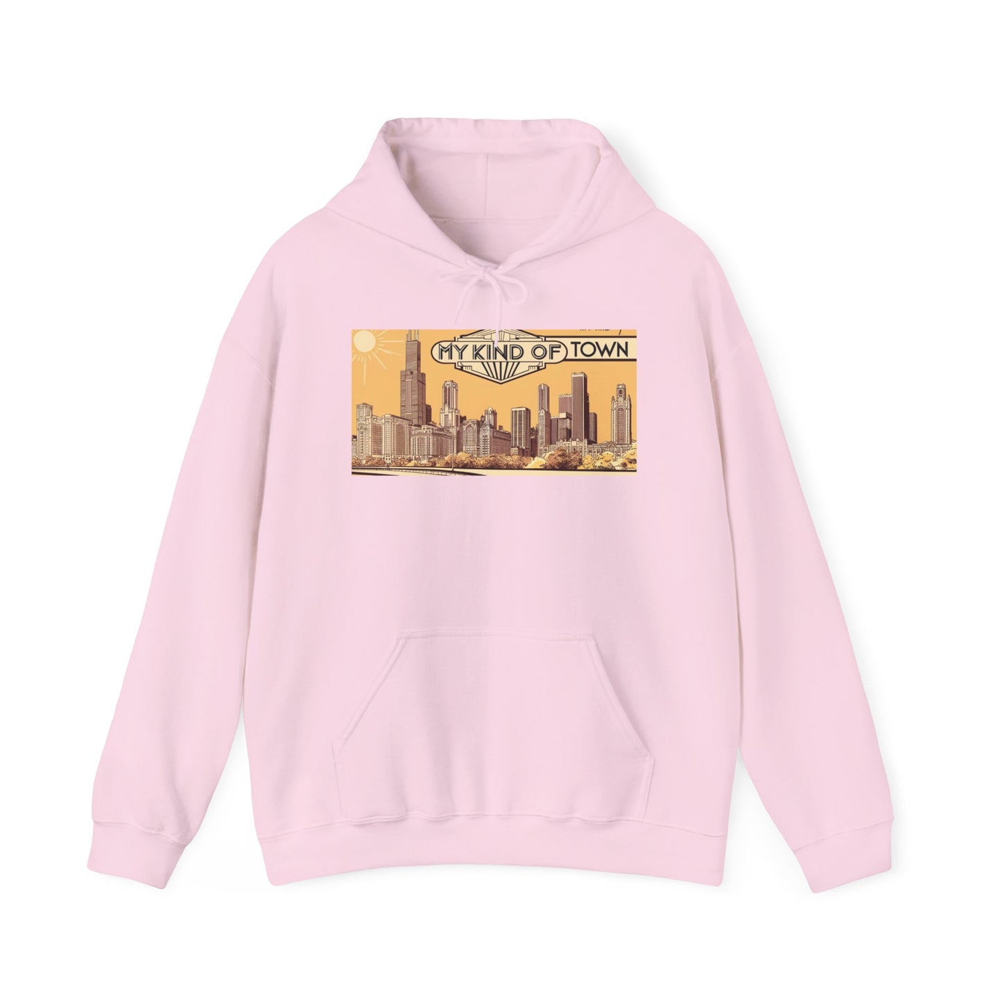 My Kind of Town Unisex Hooded Sweatshirt - Cozy Urban Style for City Lovers