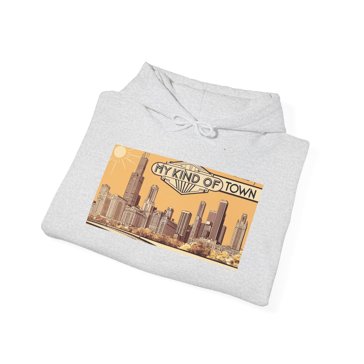 My Kind of Town Unisex Hooded Sweatshirt - Cozy Urban Style for City Lovers