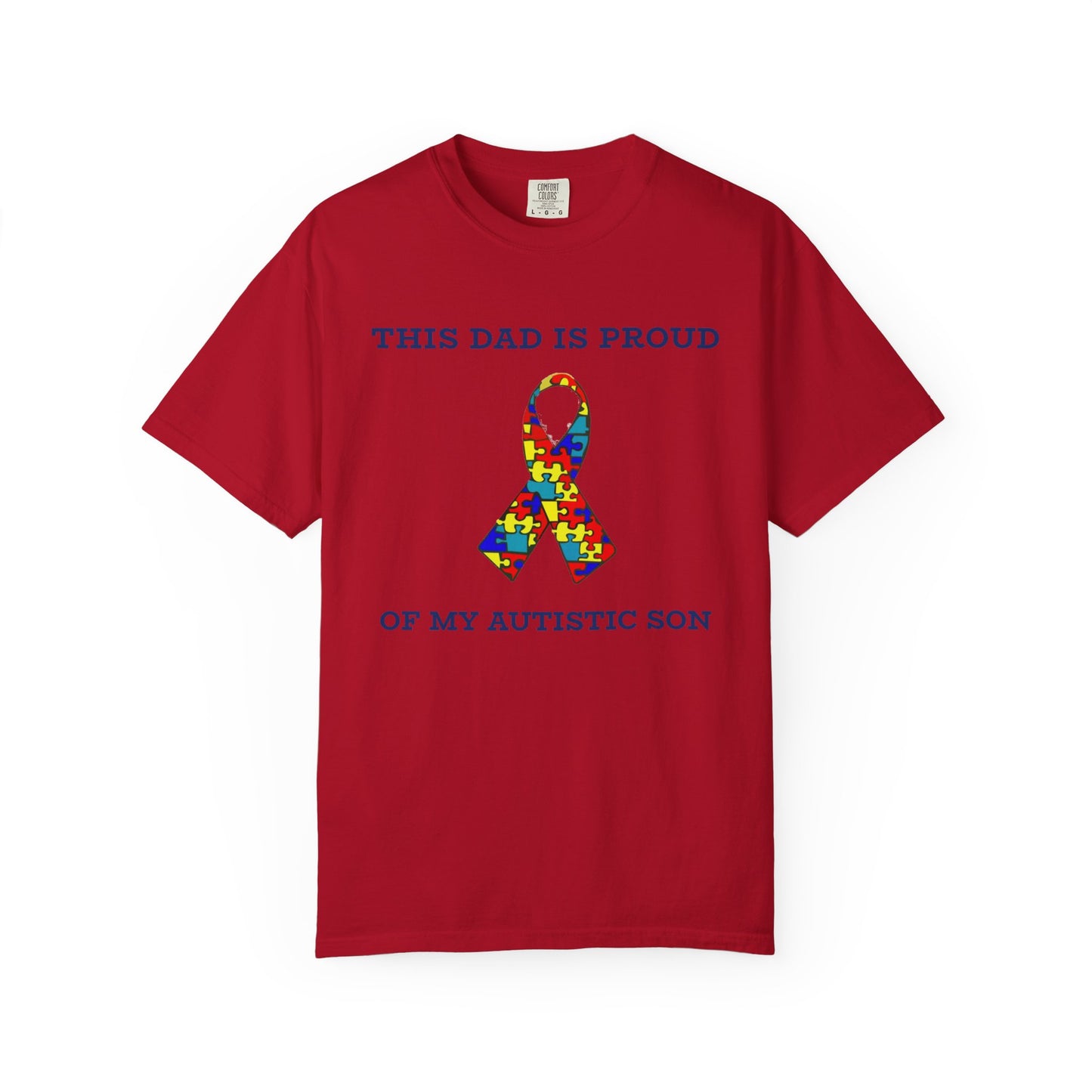 This Dad is Proud of my Autistic Son, Autism Awareness T-Shirt