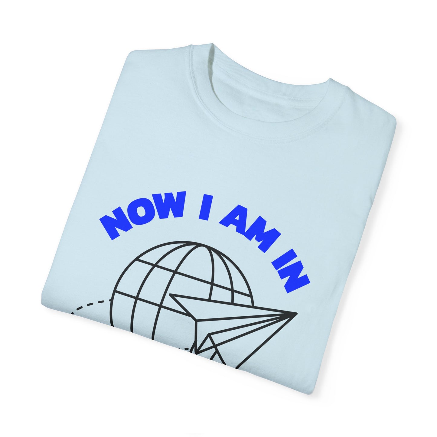 Airplane Mode Unisex Garment-Dyed T-Shirt – Travel Ready Tee