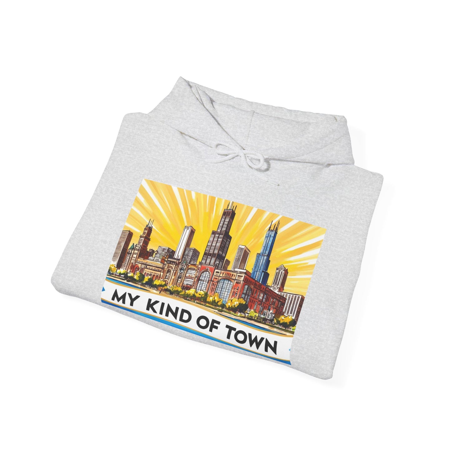 My Kind of Town Hoodie – Unisex Heavy Blend Sweater for Urban Explorers