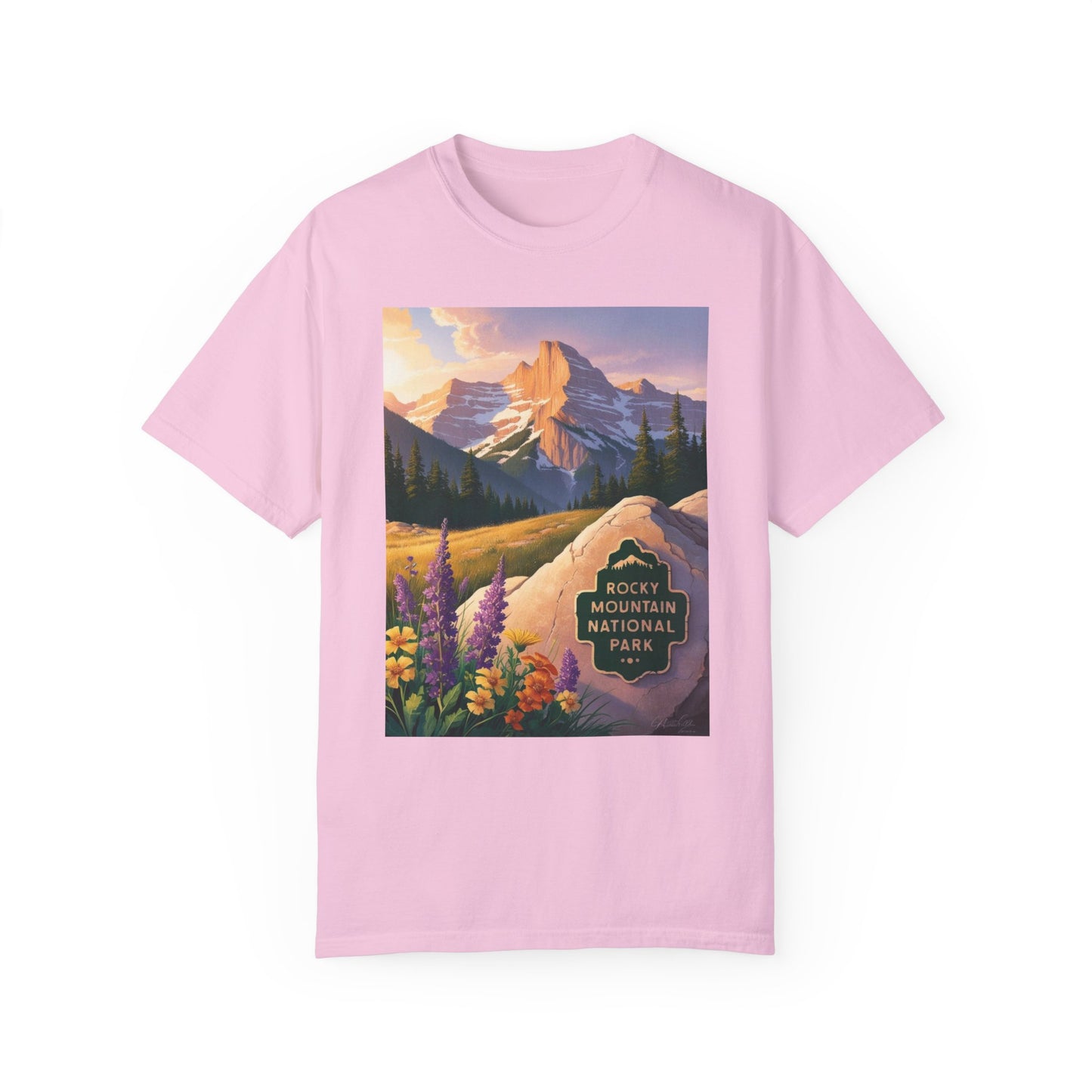 Rocky Mountain National Park T-Shirt | Unisex Garment-Dyed Tee