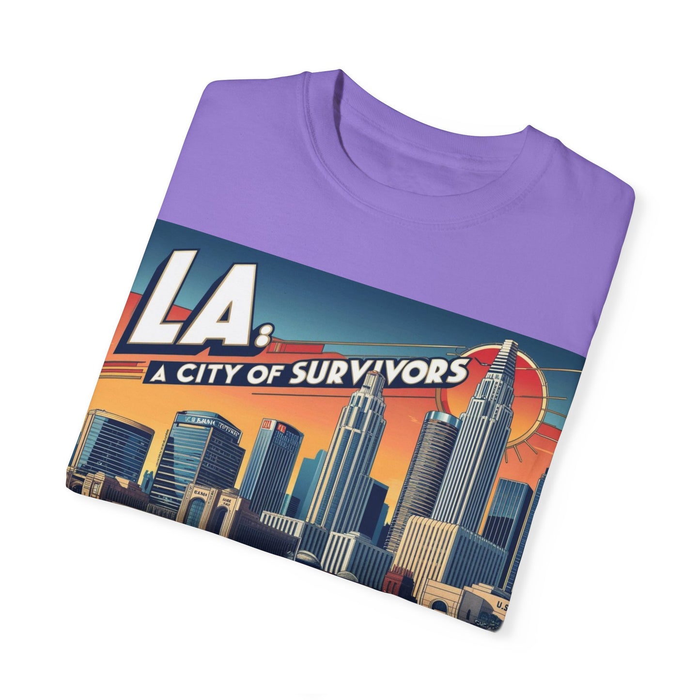 LA City of Survivors T-Shirt | Unisex Garment-Dyed Tee