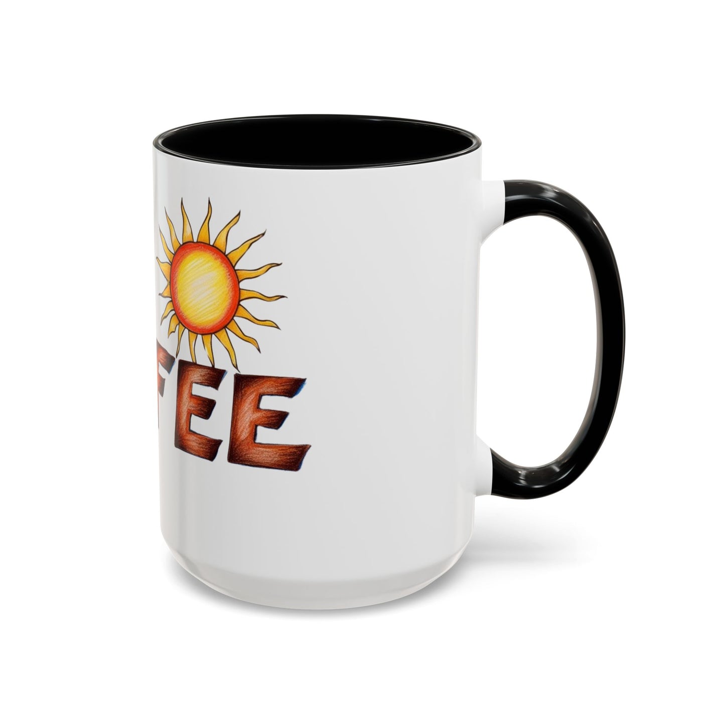 Sunny Coffee Accent Mug - 11oz & 15oz - Perfect Gift for Coffee Lovers