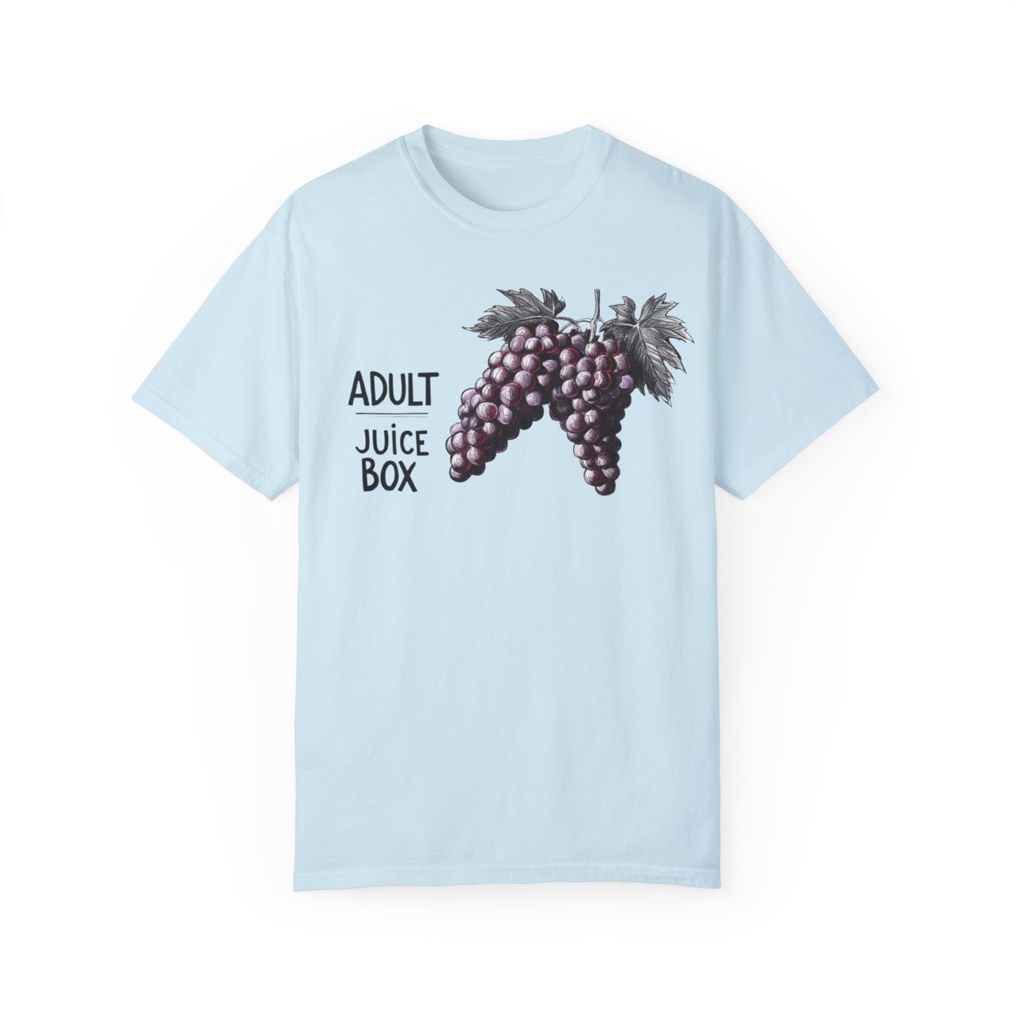 Adult Juice Box Unisex Garment-Dyed T-Shirt - Fun & Playful Graphic Tee