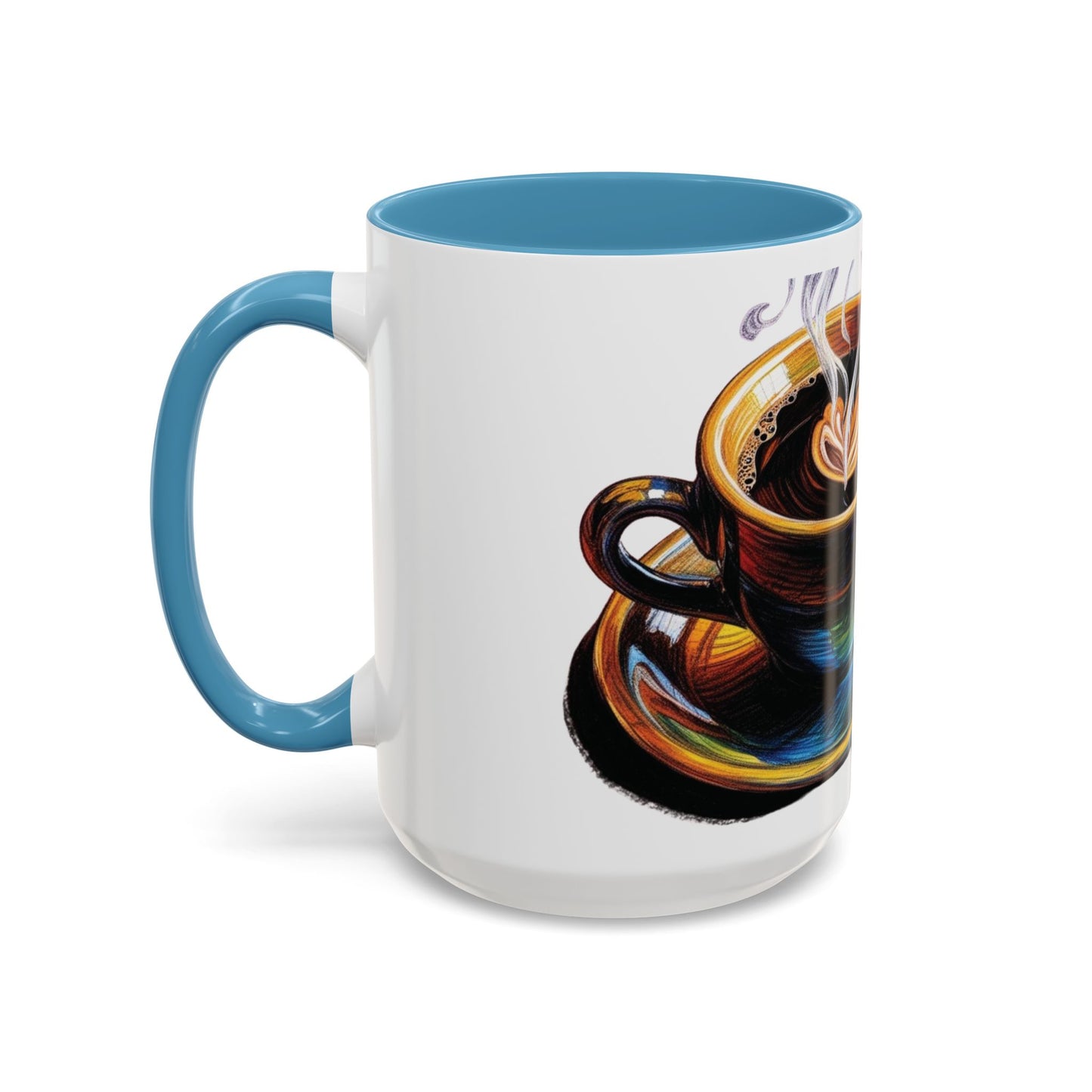 First Coffee, Then Everything Else Accent Mug – Stylish 11/15oz Coffee Cup for Coffee Lovers