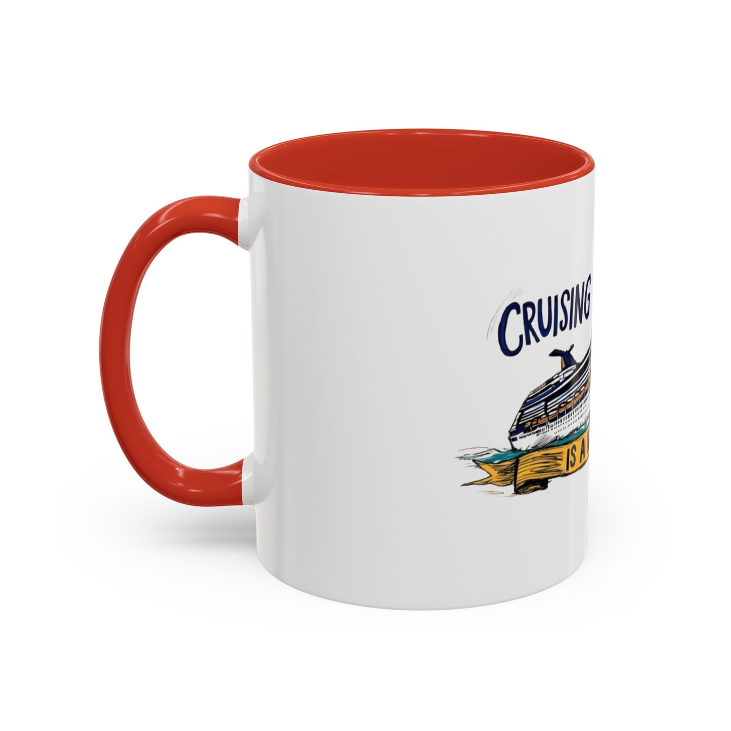 Cruising Lifestyle Accent Coffee Mug - Enjoy Your Journey with Style
