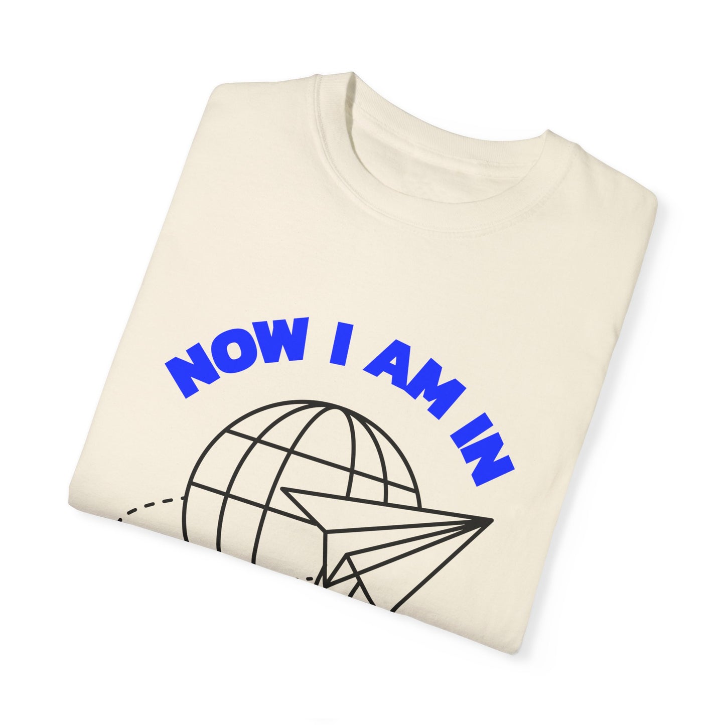 Airplane Mode Unisex Garment-Dyed T-Shirt – Travel Ready Tee