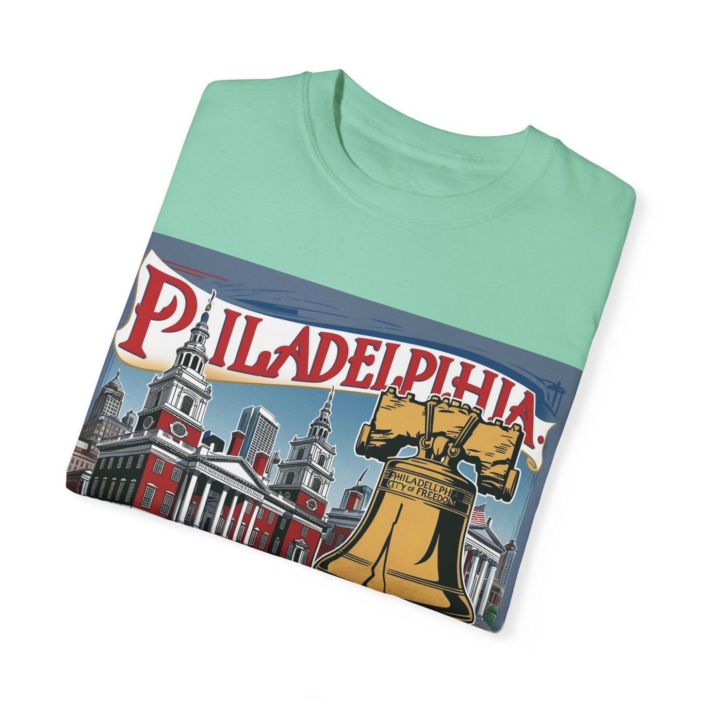 Philadelphia City of Freedom Unisex Garment-Dyed T-Shirt