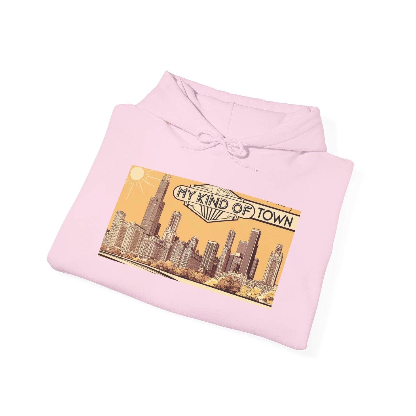 My Kind of Town Unisex Hooded Sweatshirt - Cozy Urban Style for City Lovers