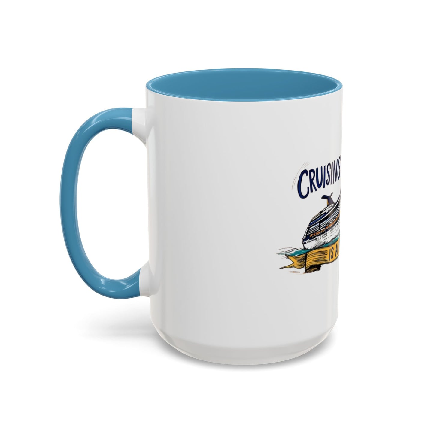 Cruising Lifestyle Accent Coffee Mug - Enjoy Your Journey with Style