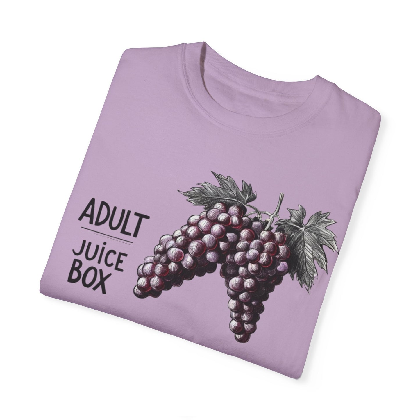 Adult Juice Box Unisex Garment-Dyed T-Shirt - Fun & Playful Graphic Tee