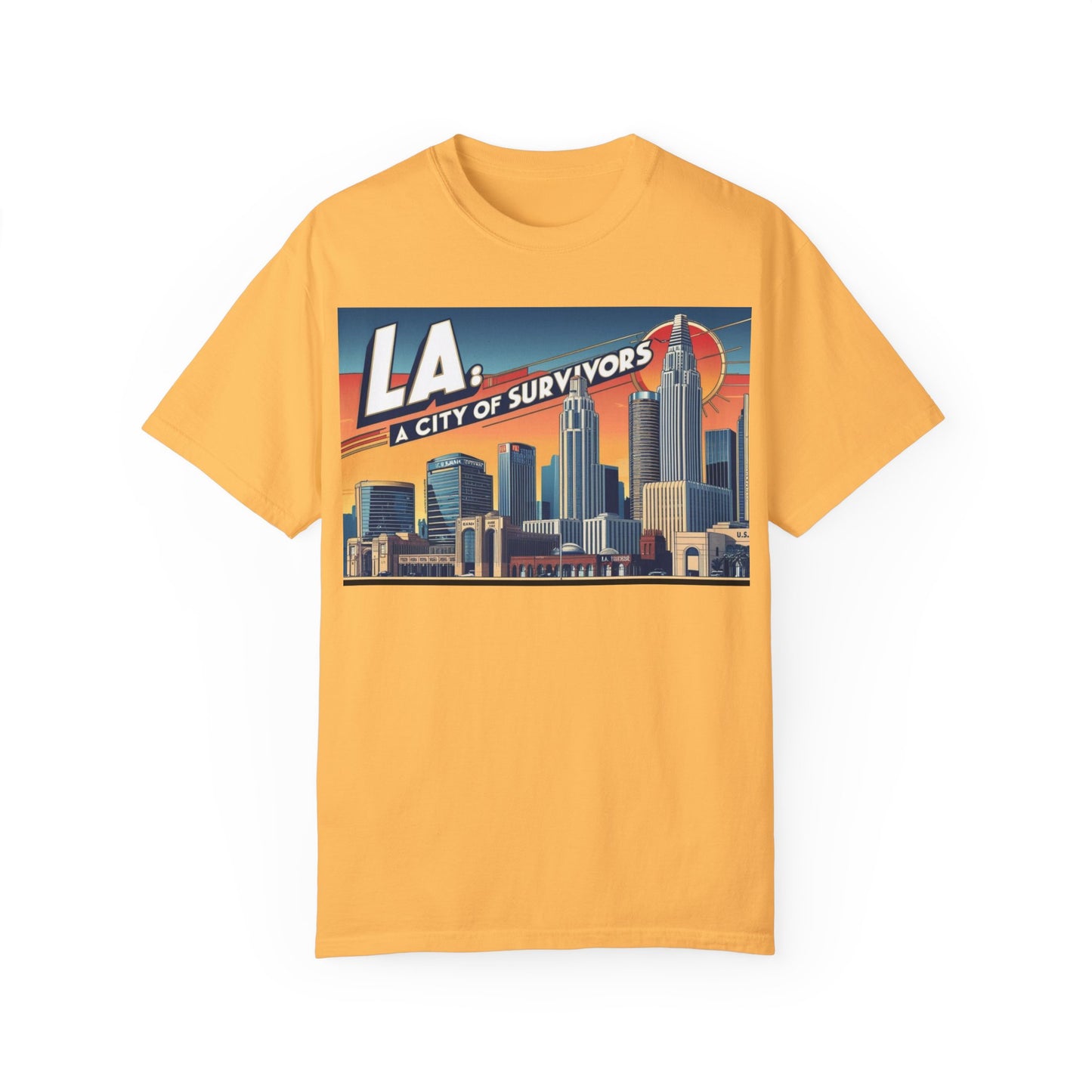 LA City of Survivors T-Shirt | Unisex Garment-Dyed Tee