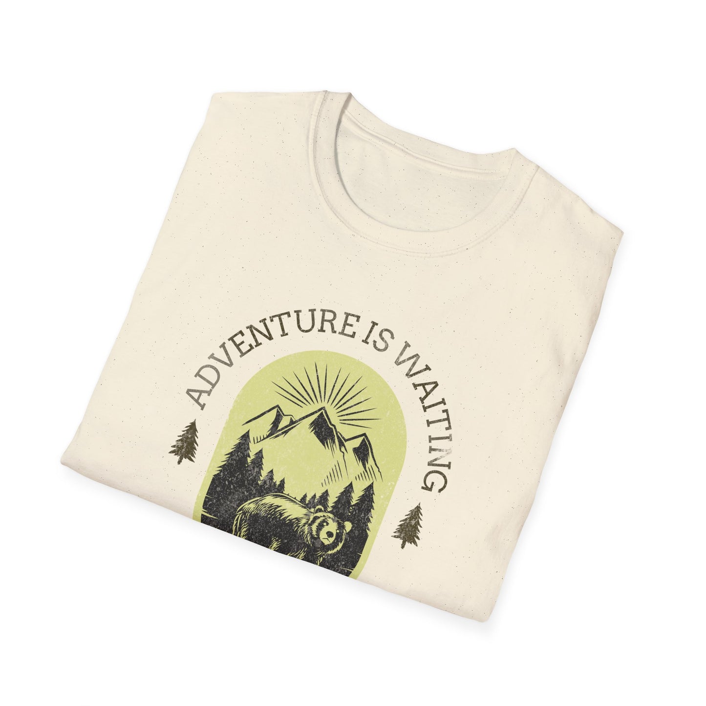 Adventure Awaits Alaska Unisex Softstyle T-Shirt - Nature Explorer Tee