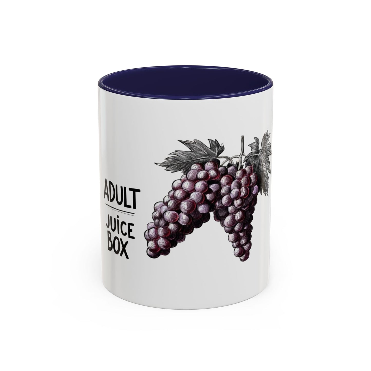 Adult Juice Box Grapes Coffee Mug - Fun & Quirky 11oz/15oz Drinkware