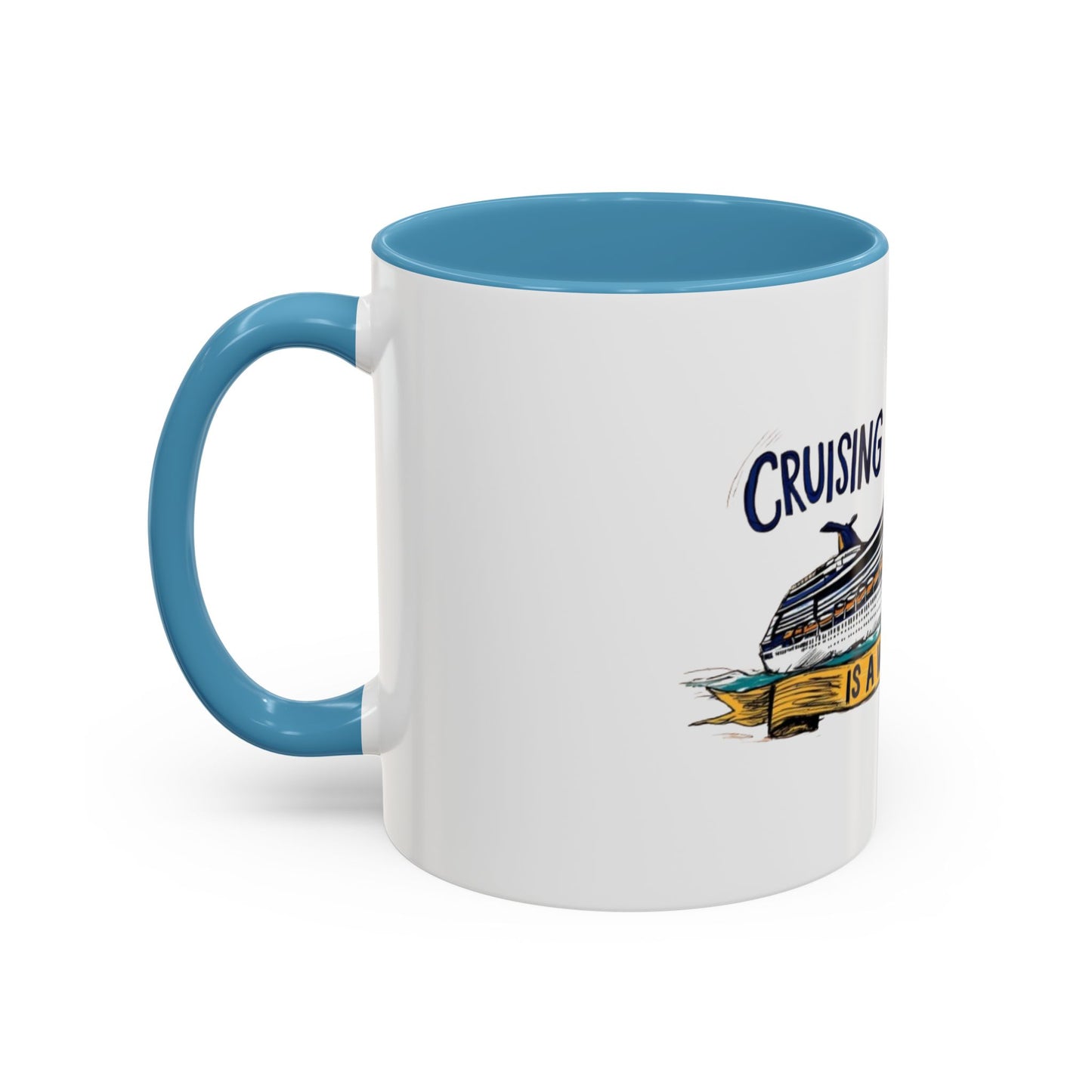 Cruising Lifestyle Accent Coffee Mug - Enjoy Your Journey with Style