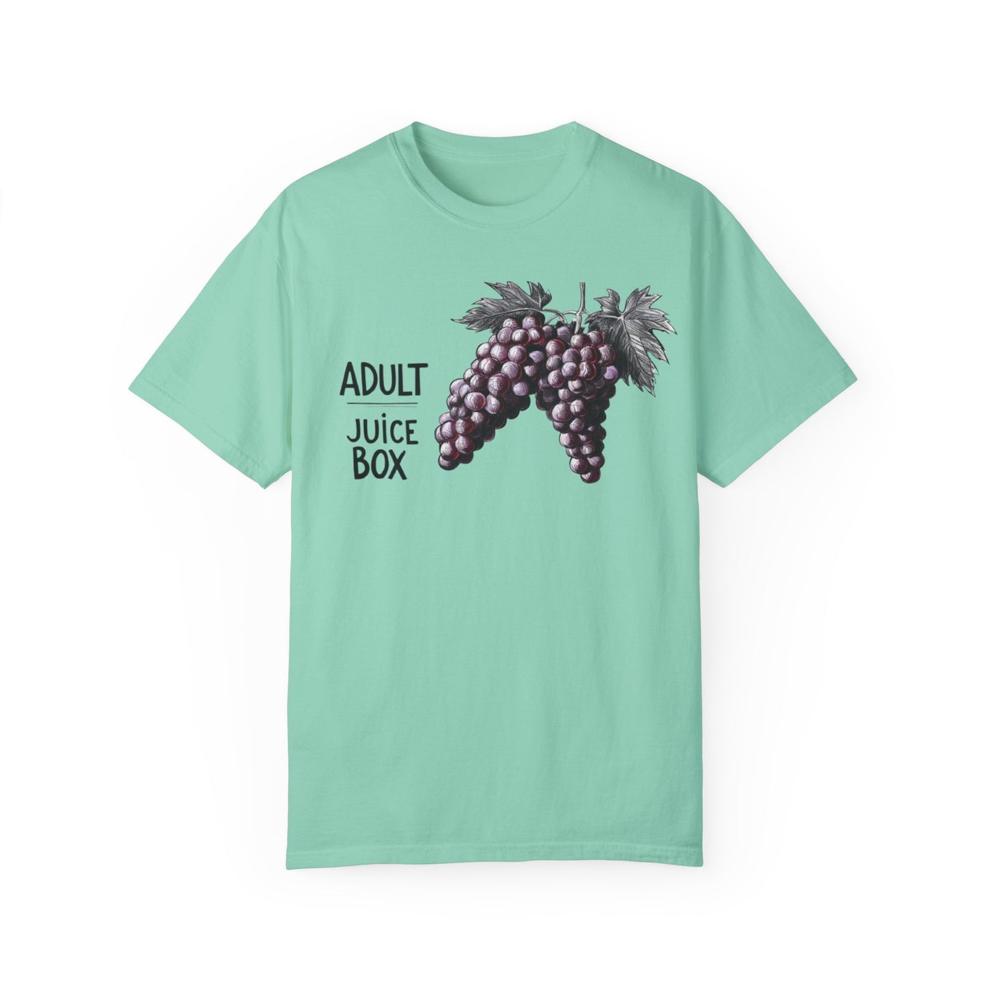 Adult Juice Box Unisex Garment-Dyed T-Shirt - Fun & Playful Graphic Tee