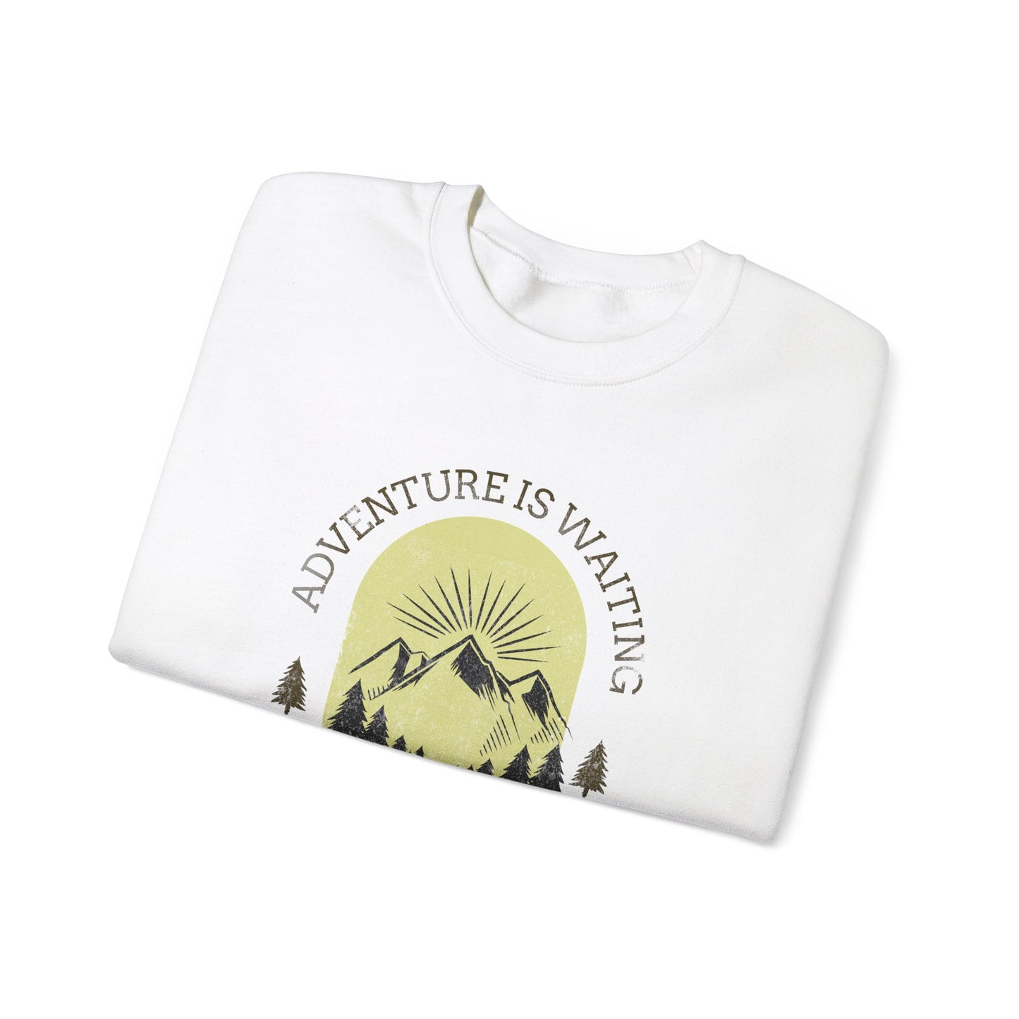 Adventure Awaits Alaska Sweatshirt - Unisex Heavy Blend™ Crewneck