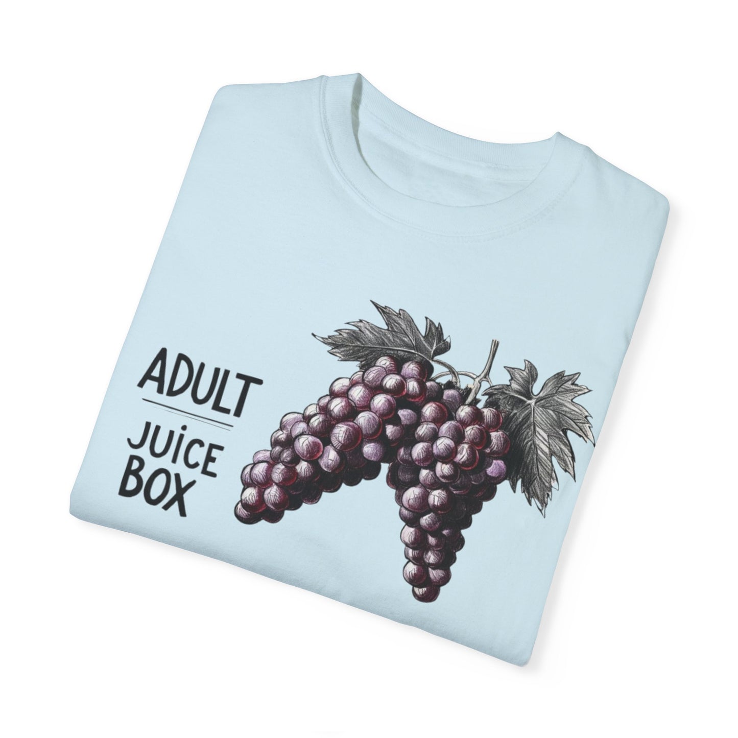 Adult Juice Box Unisex Garment-Dyed T-Shirt - Fun & Playful Graphic Tee